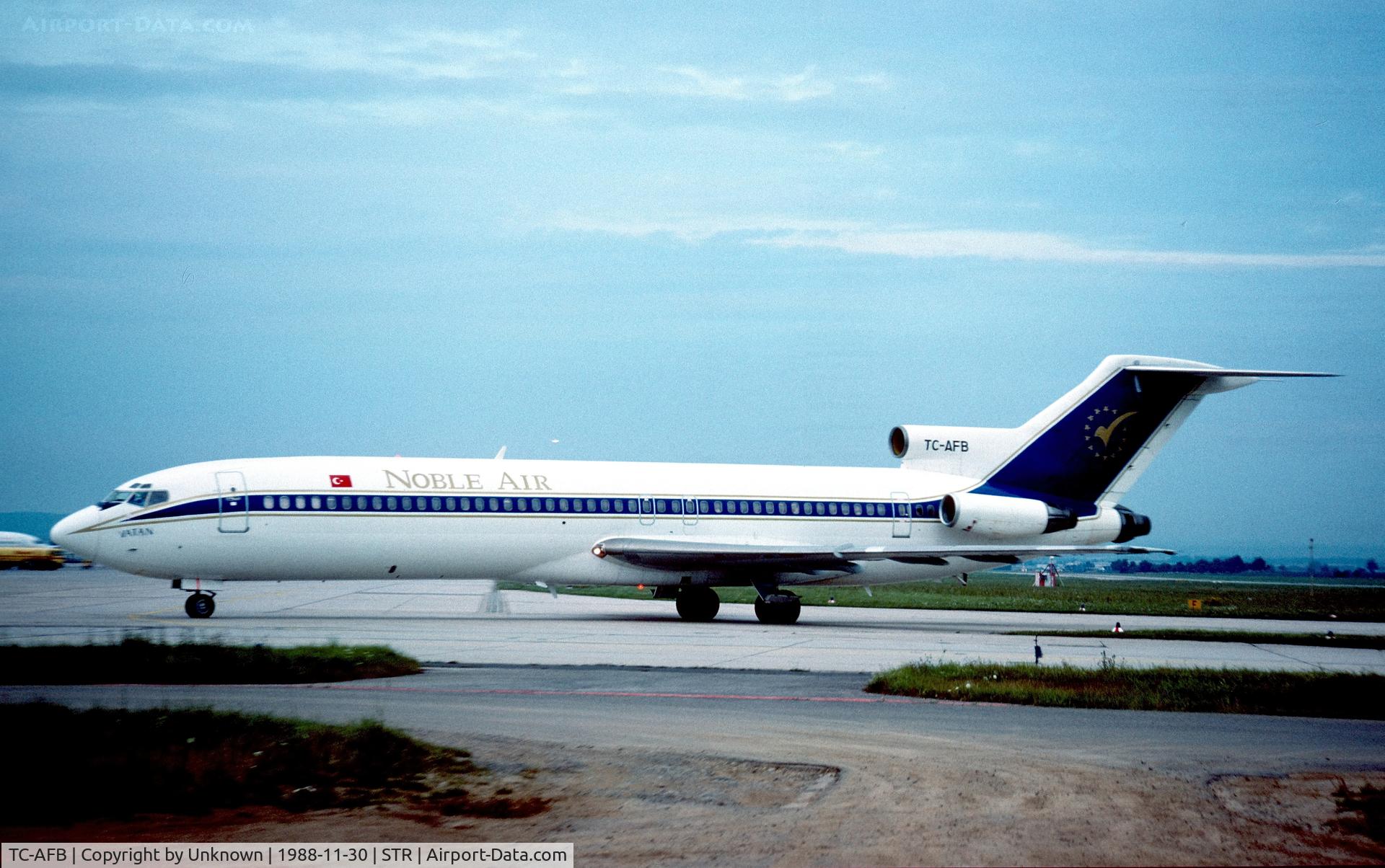 TC-AFB, 1969 Boeing 727-228 C/N 19864, Stuttgart 1989