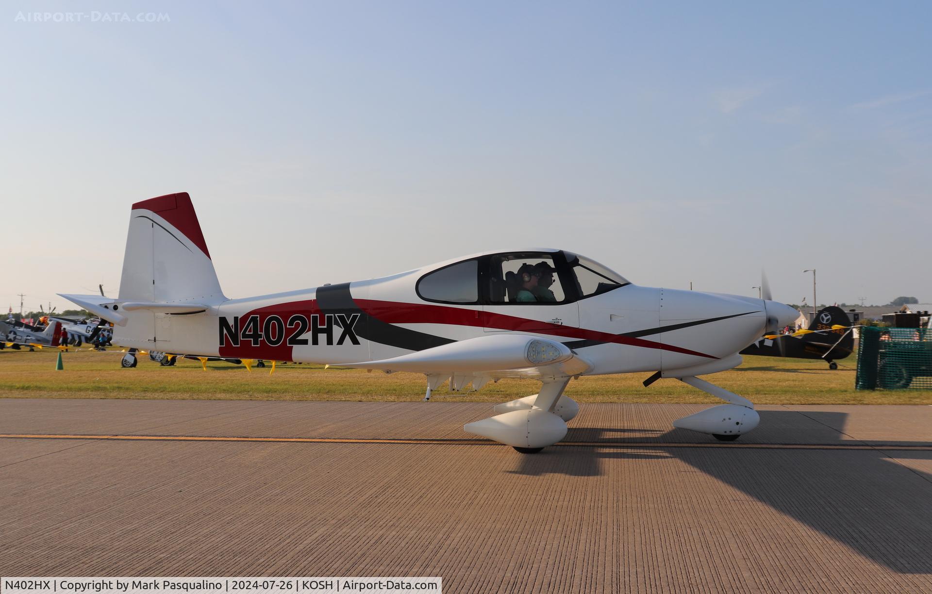 N402HX, 2020 Van's RV-10 C/N 41685, Vans RV-10