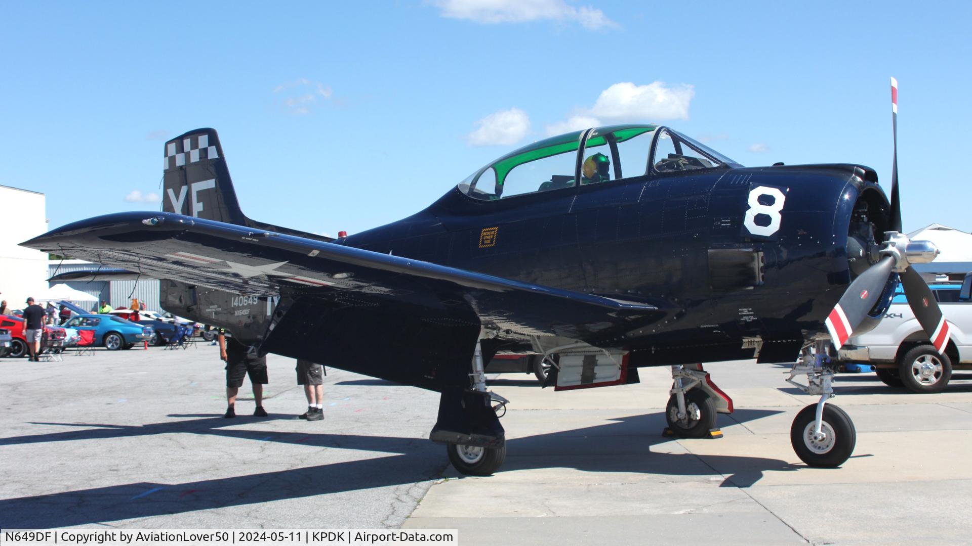 N649DF, 1957 North American T-28C Trojan C/N 226-226 (140649), T-28C