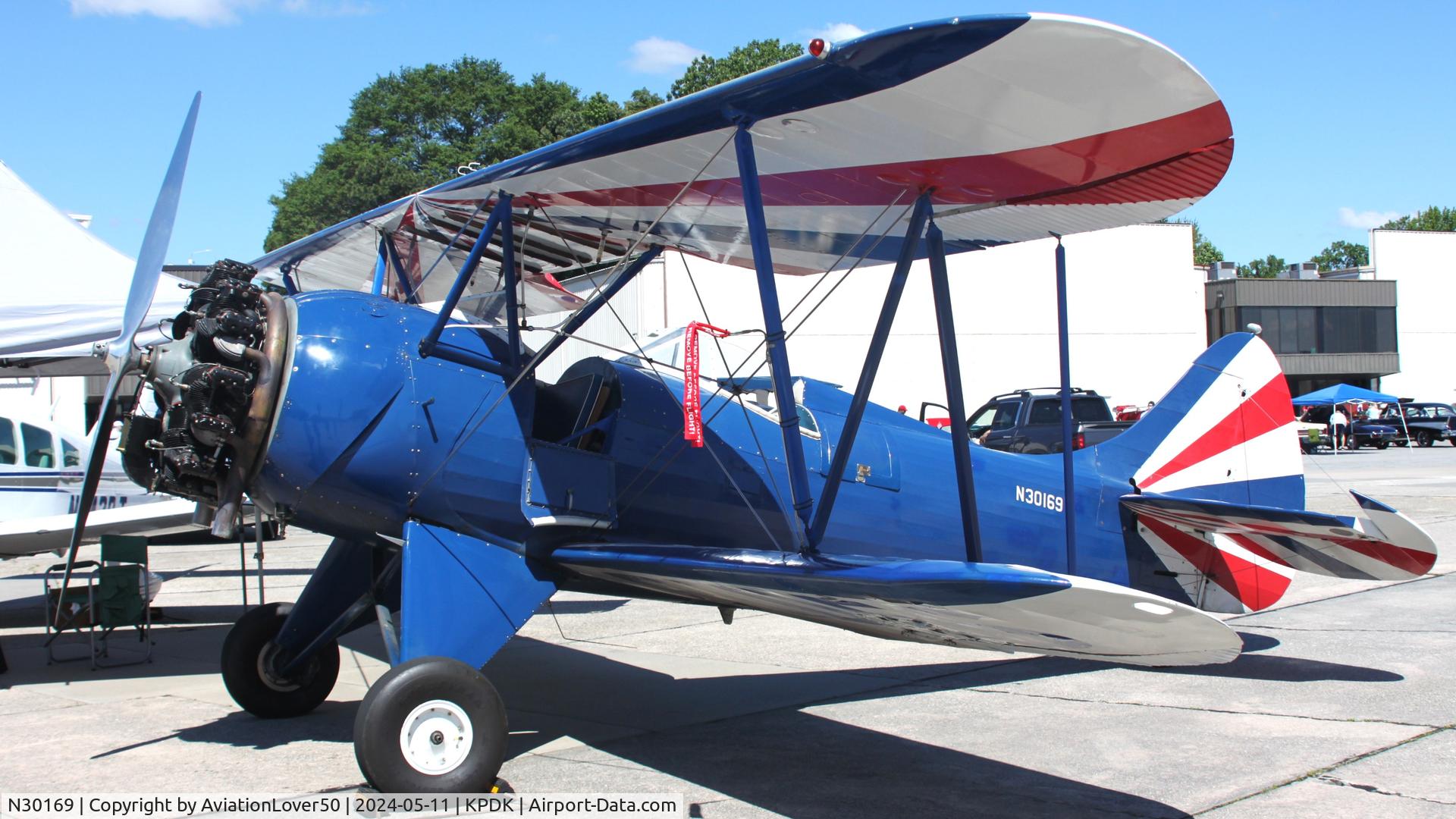 N30169, 1941 Waco UPF-7 C/N 5566, Biplane Rides Over Atlanta UPF-7