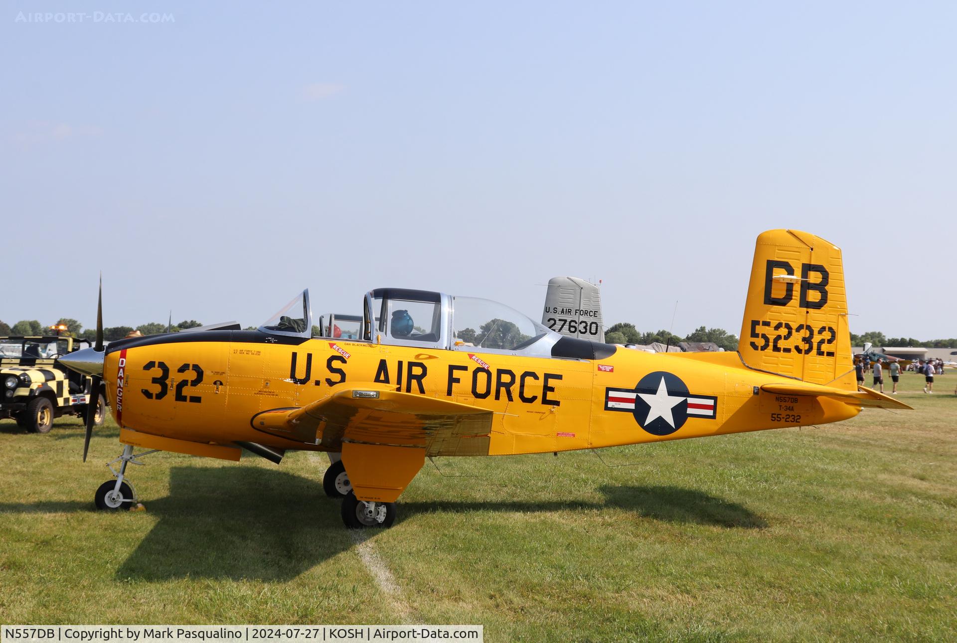 N557DB, 1955 Beech T-34A Mentor Mentor C/N G-789, Beech T-34A