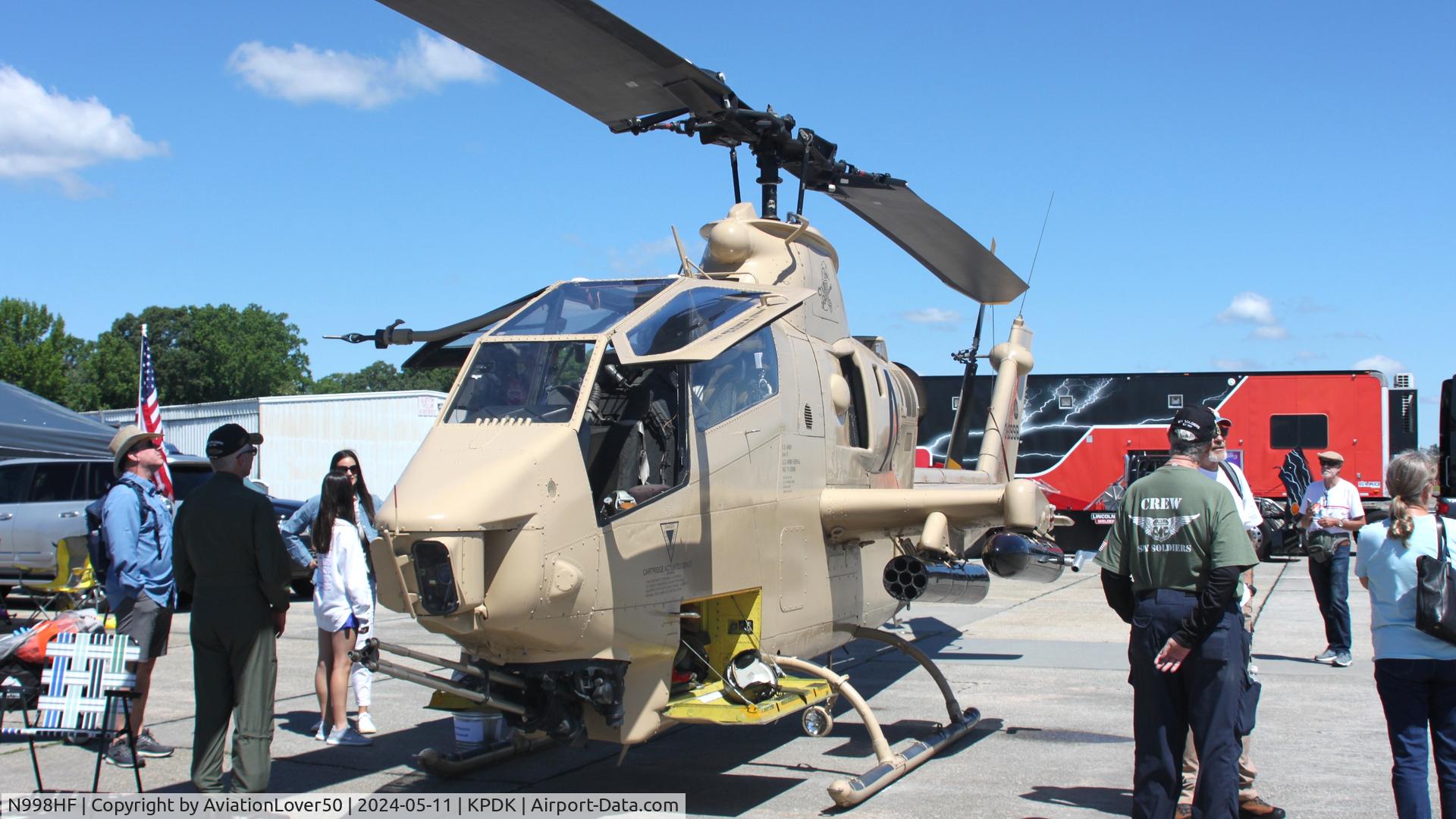 N998HF, 1971 Bell AH-1F Cobra C/N 71-20998, AH-1F