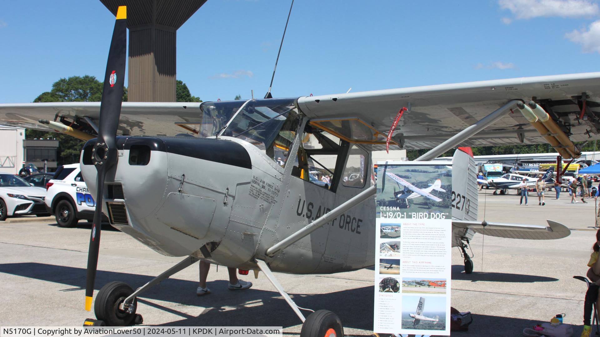 N5170G, 1951 Cessna 305A C/N 22713, Cessna 305A