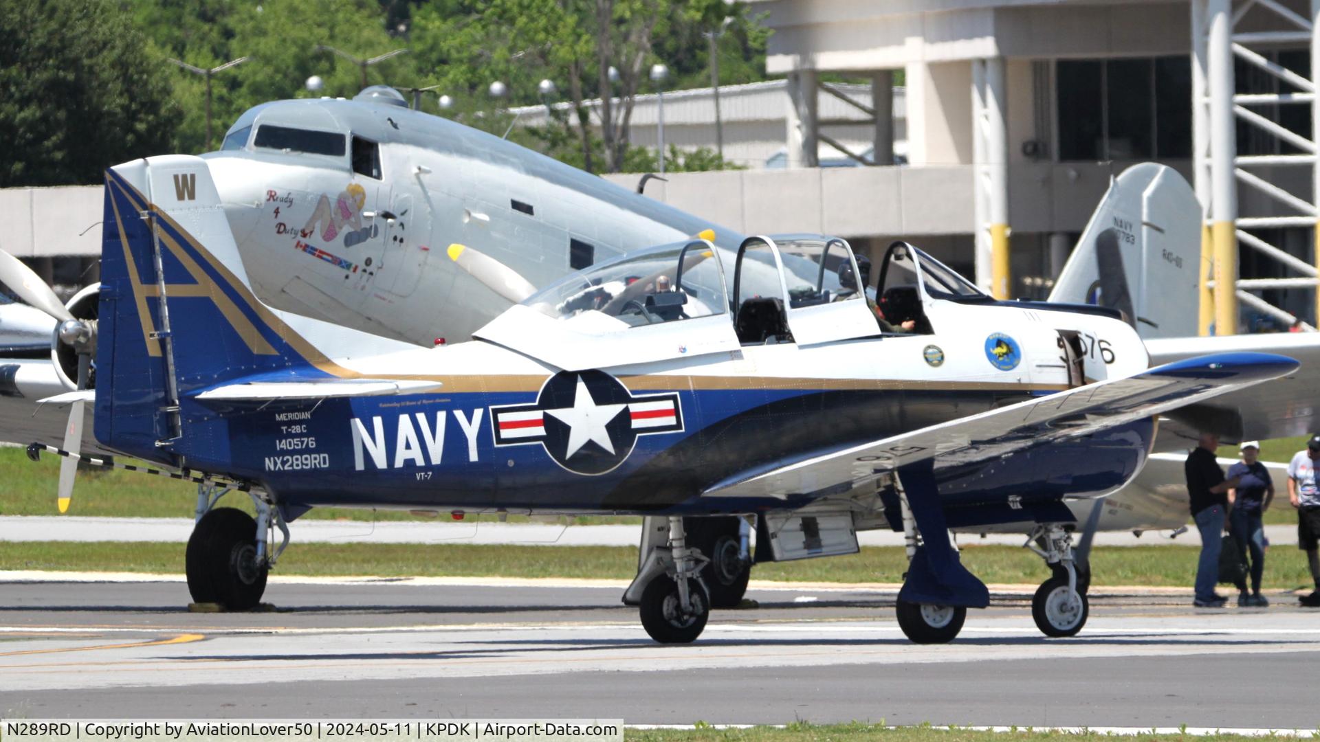 N289RD, 1956 North American T-28C Trojan C/N 226-153, T-28C