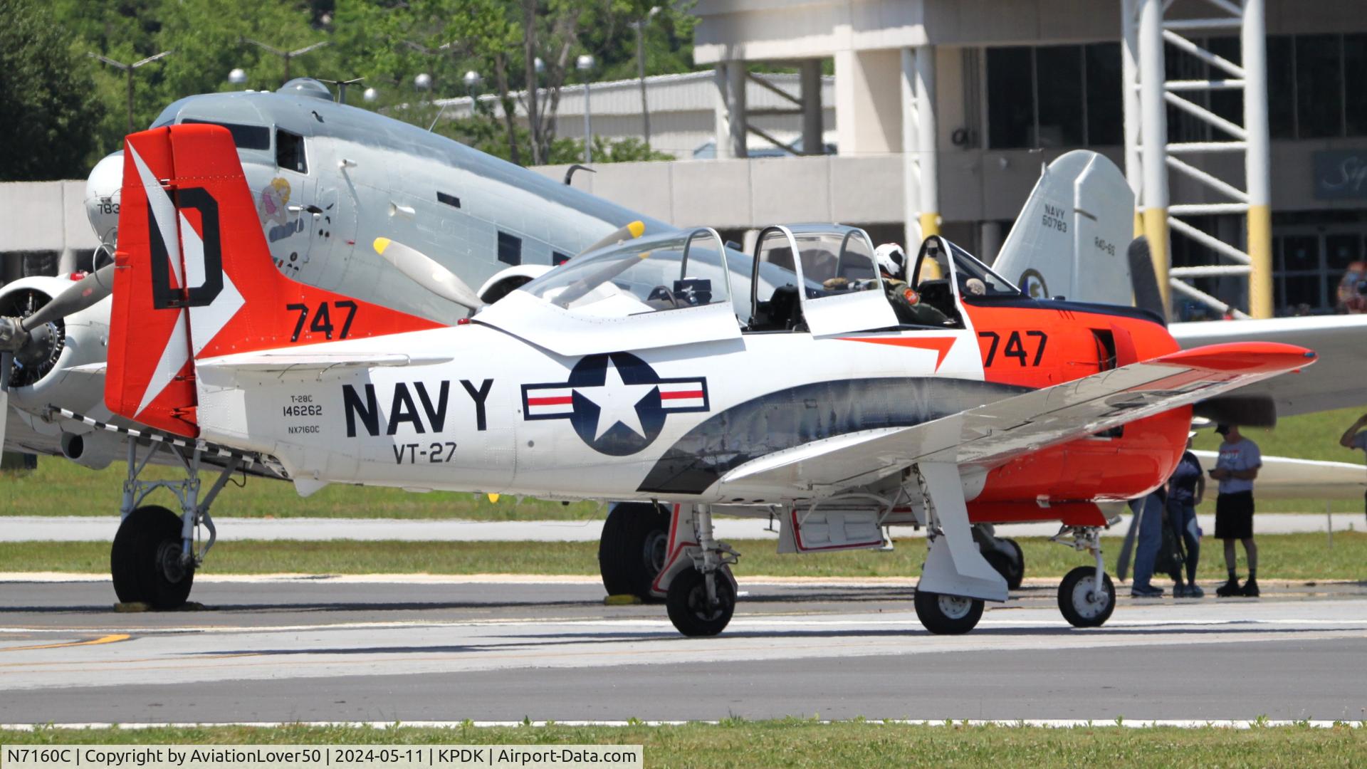 N7160C, 1992 North American T-28C Trojan Trojan C/N 252-25, T-28C