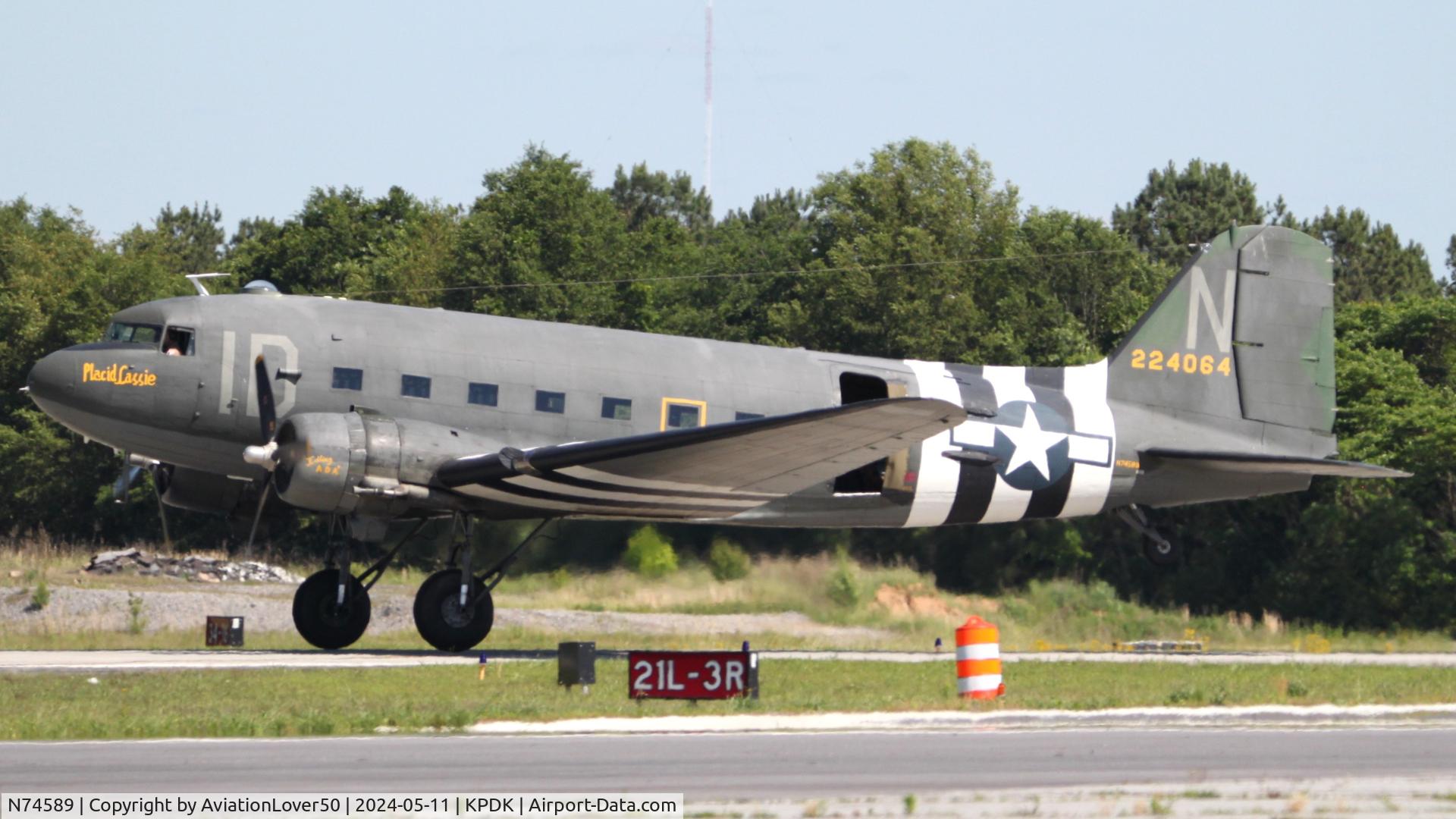 N74589, 1943 Douglas DC3C-S1C3G (C-47A) C/N 9926, DC-3C-S1C3G 