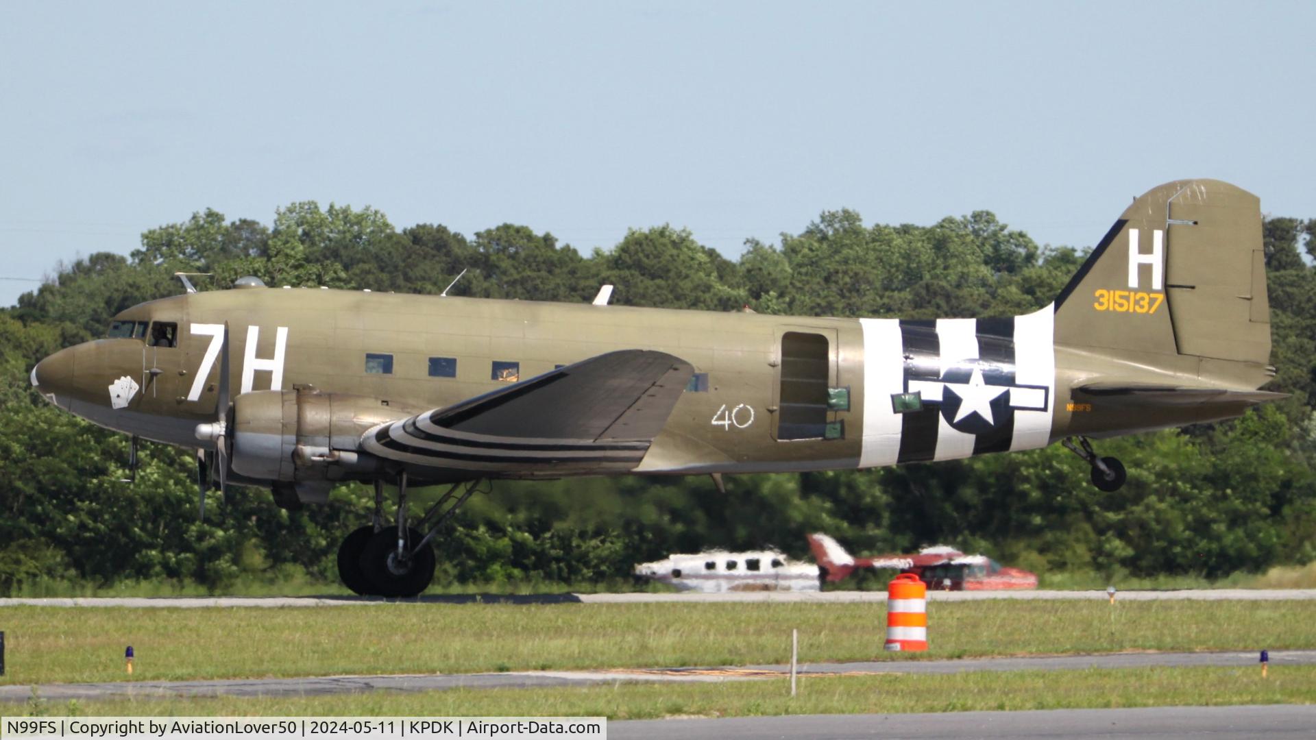 N99FS, Douglas DC-3 (C-47A) C/N 12425, C-47A