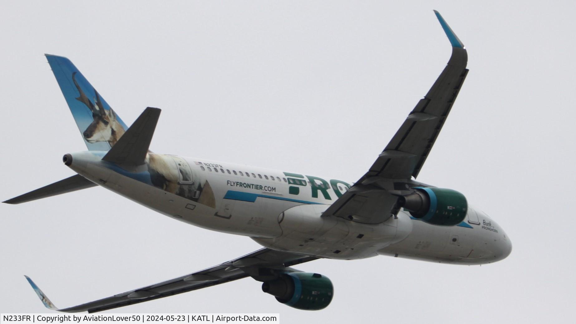 N233FR, 2016 Airbus A320-214 C/N 7095, Frontier A320
