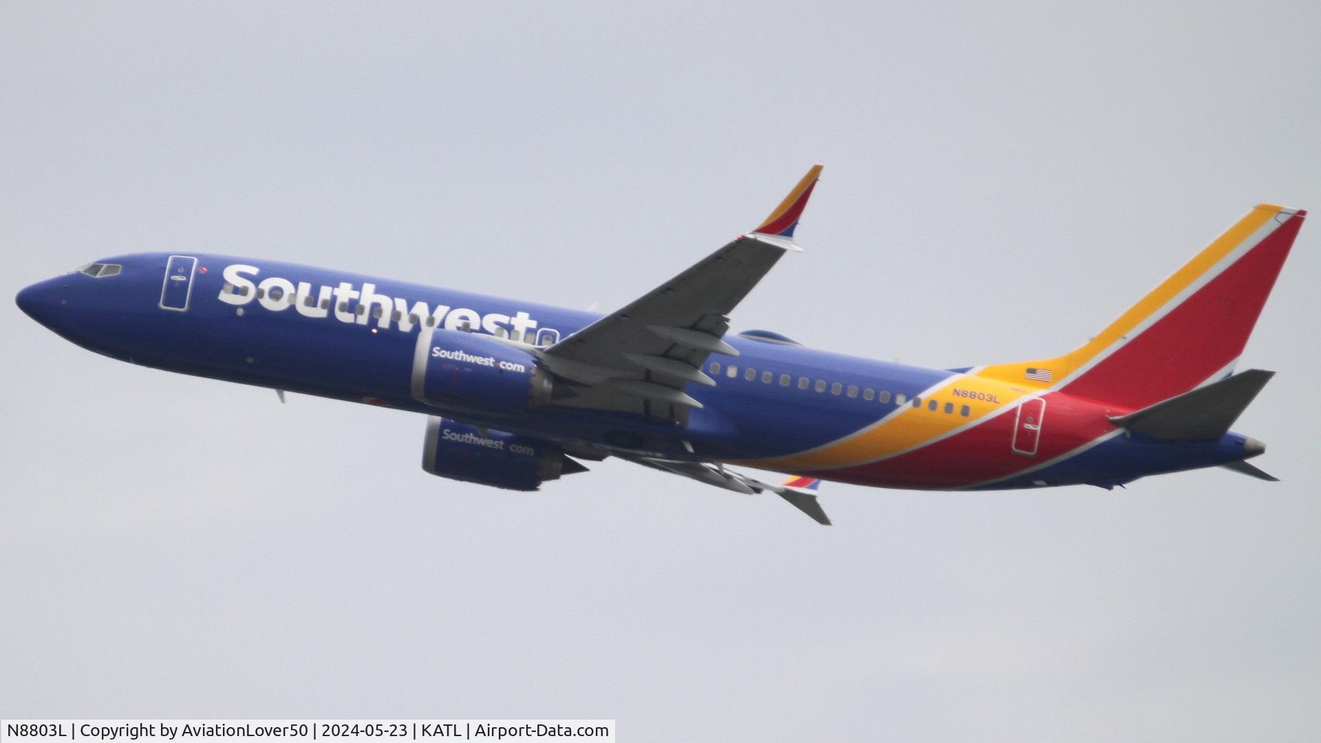 N8803L, 2019 Boeing 737-8 MAX C/N 42634, Southwest 737 MAX 8