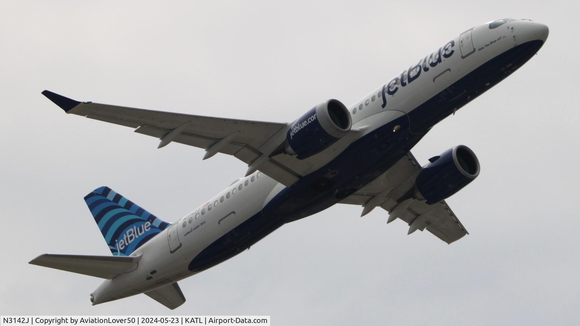 N3142J, 2023 Airbus A220-300 C/N 55251, jetBlue A223
