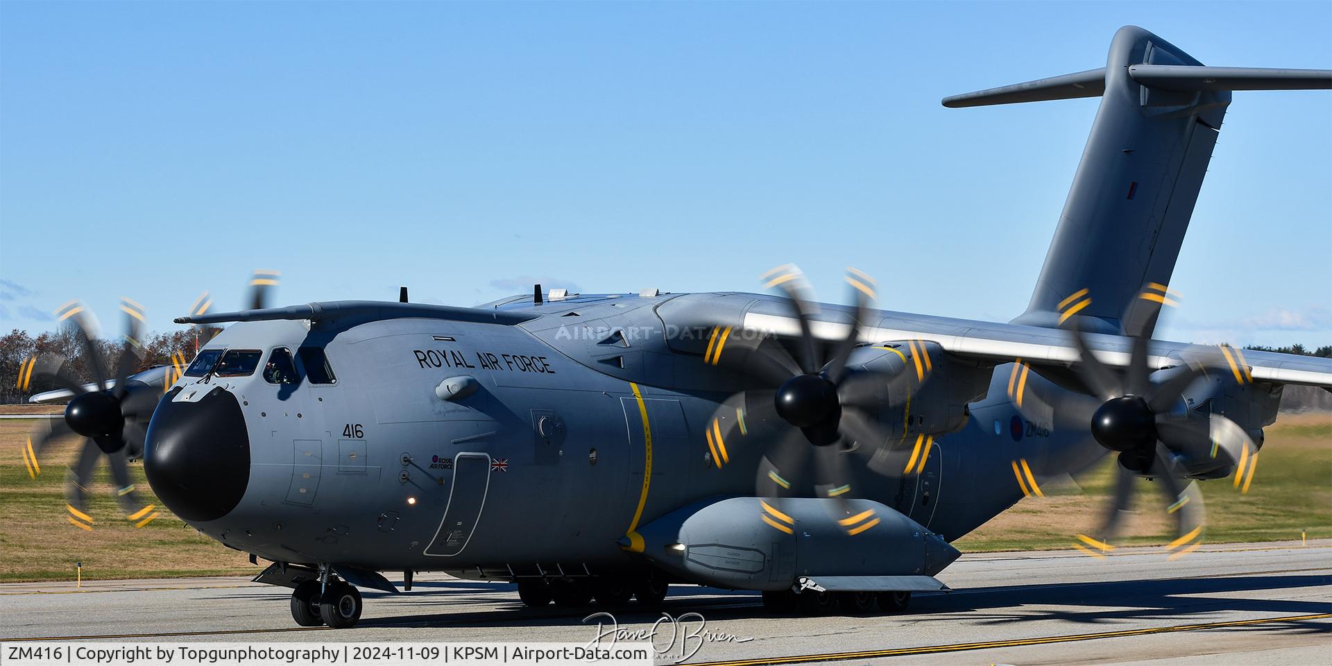 ZM416, 2017 Airbus A400M Atlas C.1 C/N 058, ASCOT4117