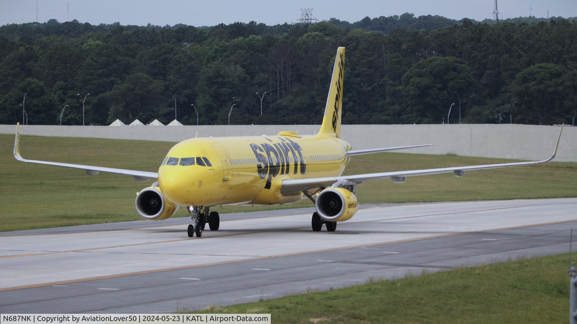 N687NK, 2018 Airbus A321-231 C/N 8160, Spirit A321