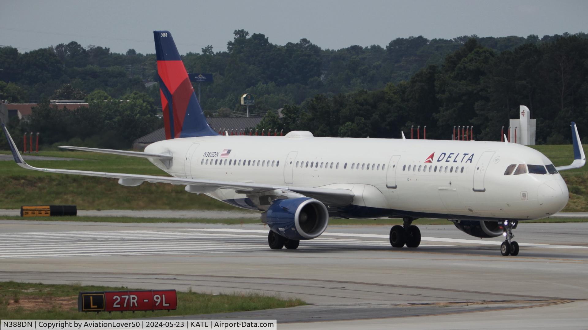 N388DN, 2019 Airbus A321-211 C/N 9043, Delta A321