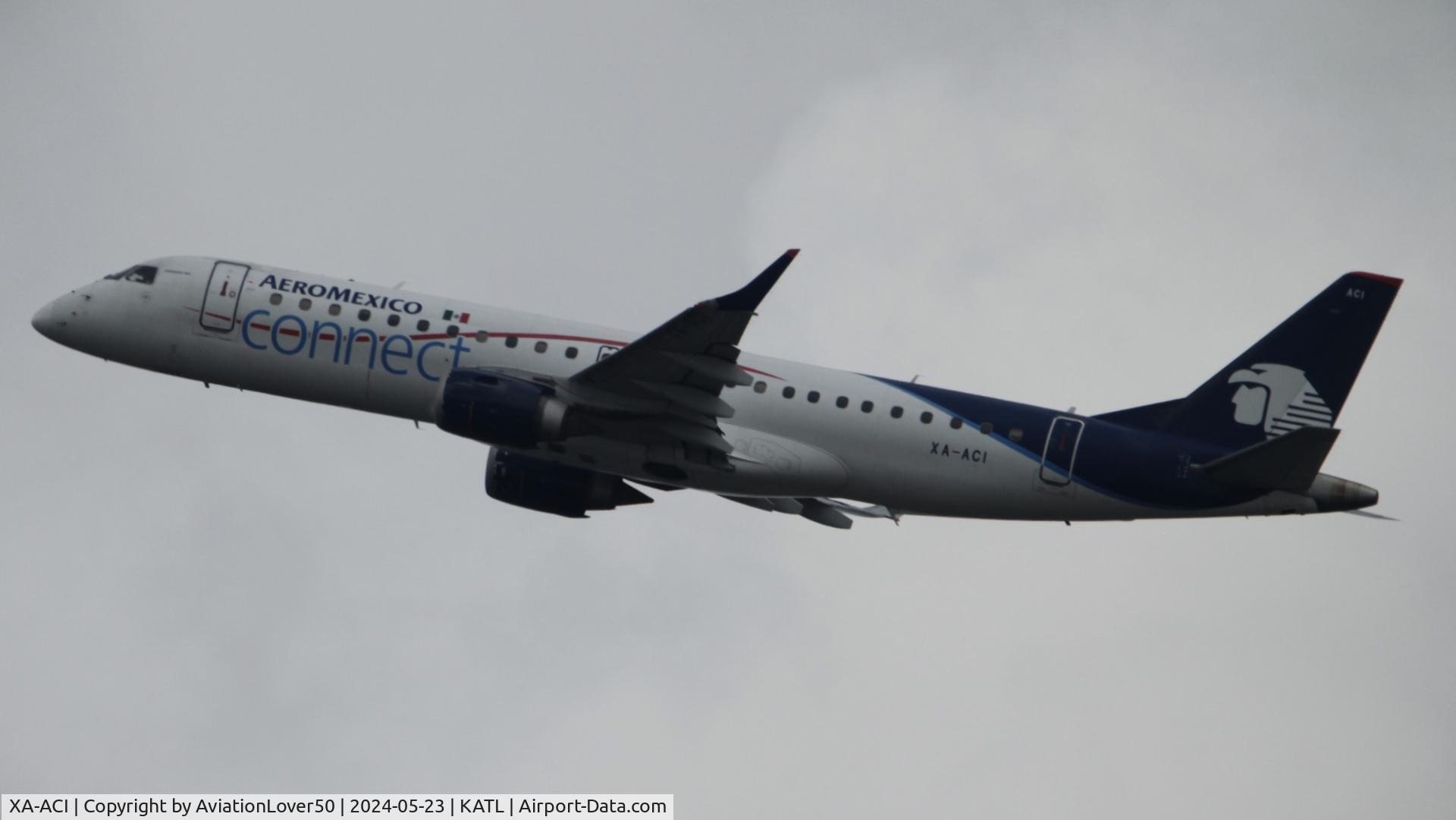 XA-ACI, 2012 Embraer 190LR (ERJ-190-100LR) C/N 19000525, Aeromexico Connect E190