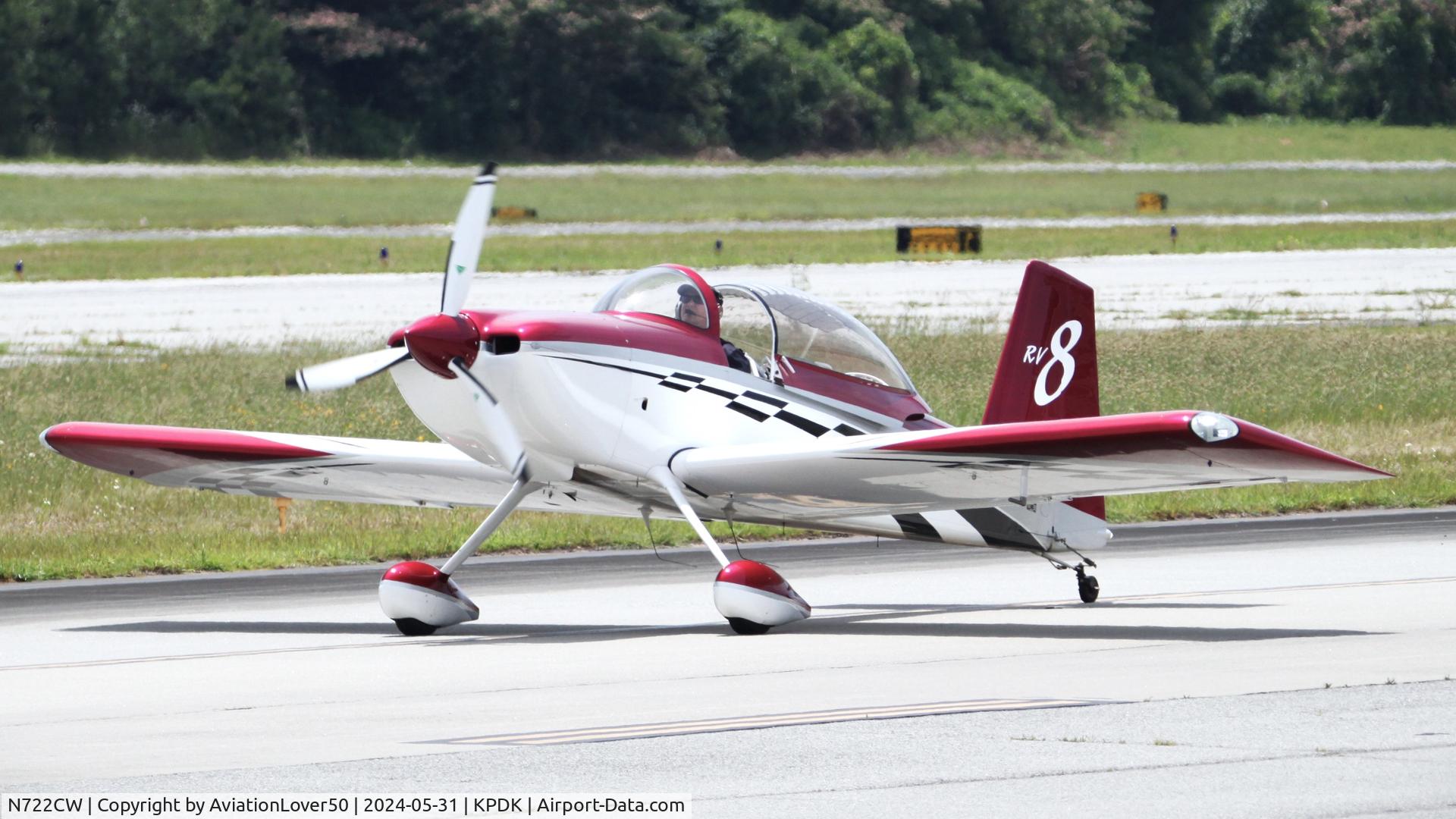 N722CW, 2021 Vans RV-8 C/N 83413, RV-8