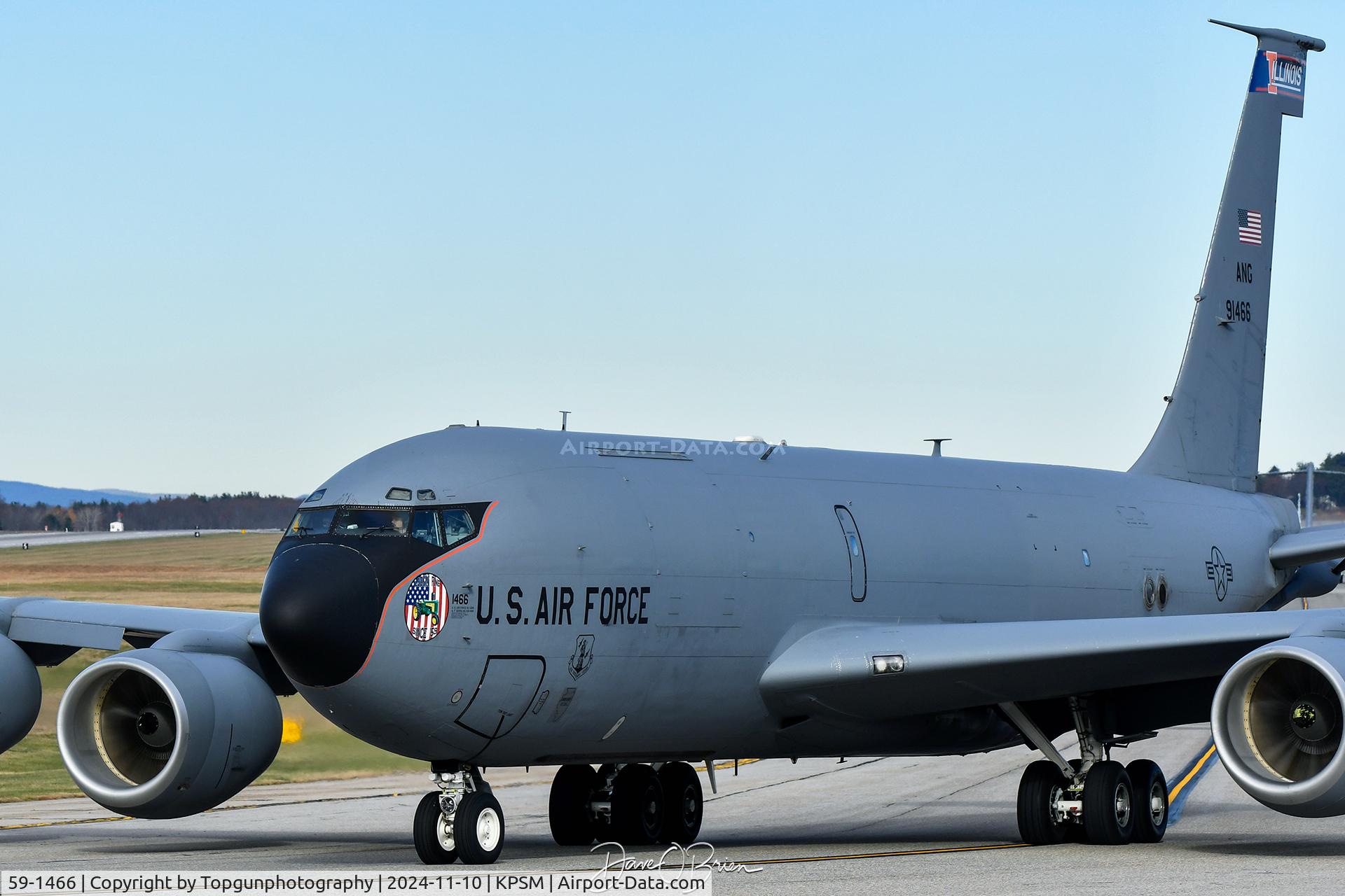 59-1466, 1959 Boeing KC-135R Stratotanker C/N 17954, 108th ARS	Scott AFB, IL