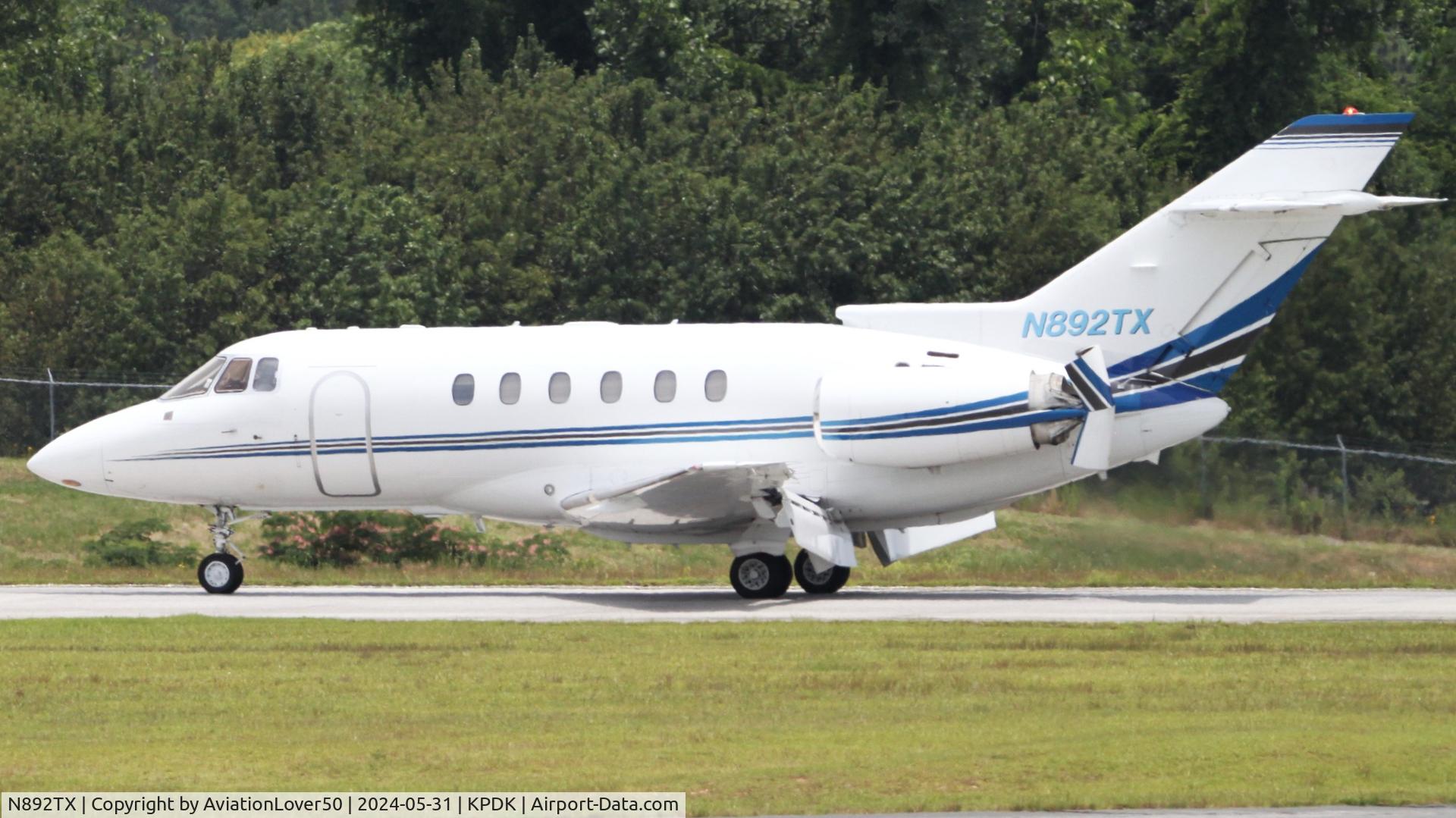 N892TX, 2002 Hawker 800XP C/N 258592, 800XP