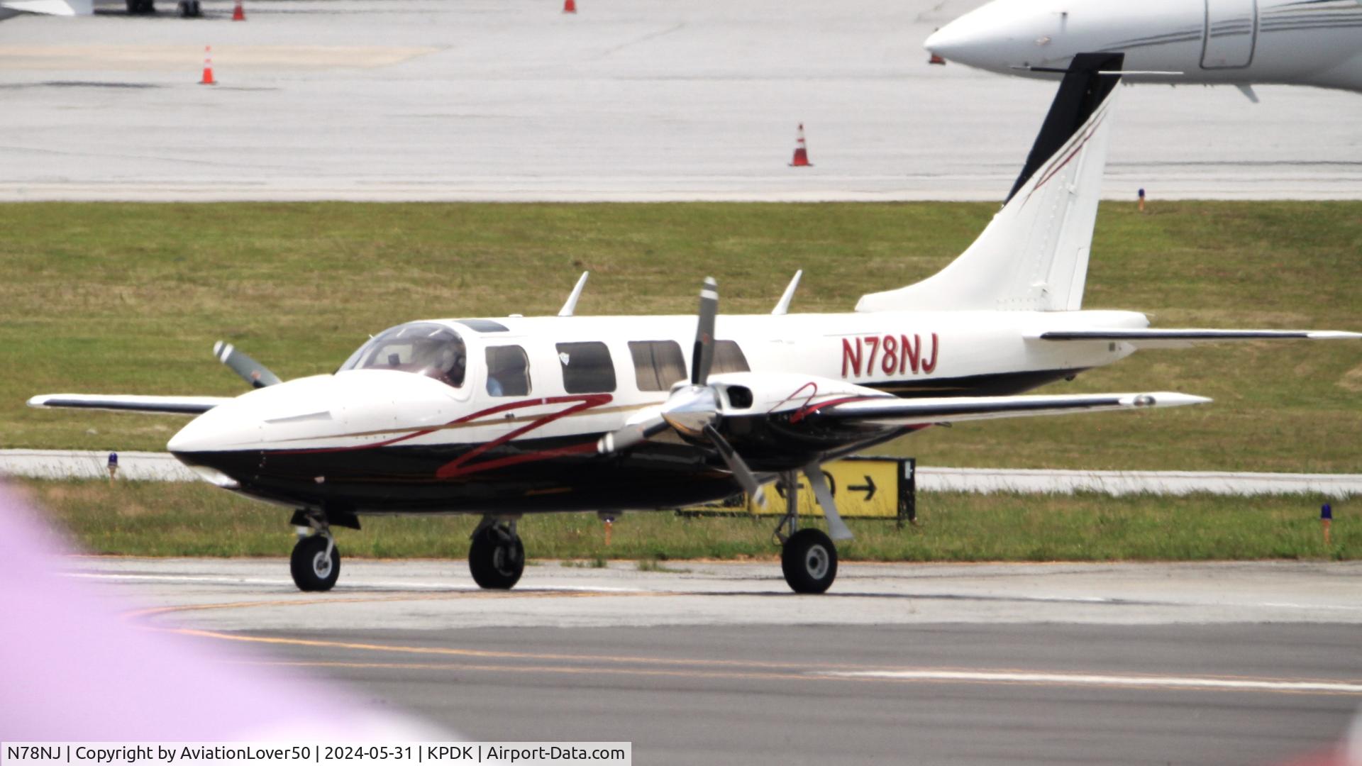 N78NJ, 1978 Piper Aerostar 601P C/N 61P05747963250, Aerostar 601P