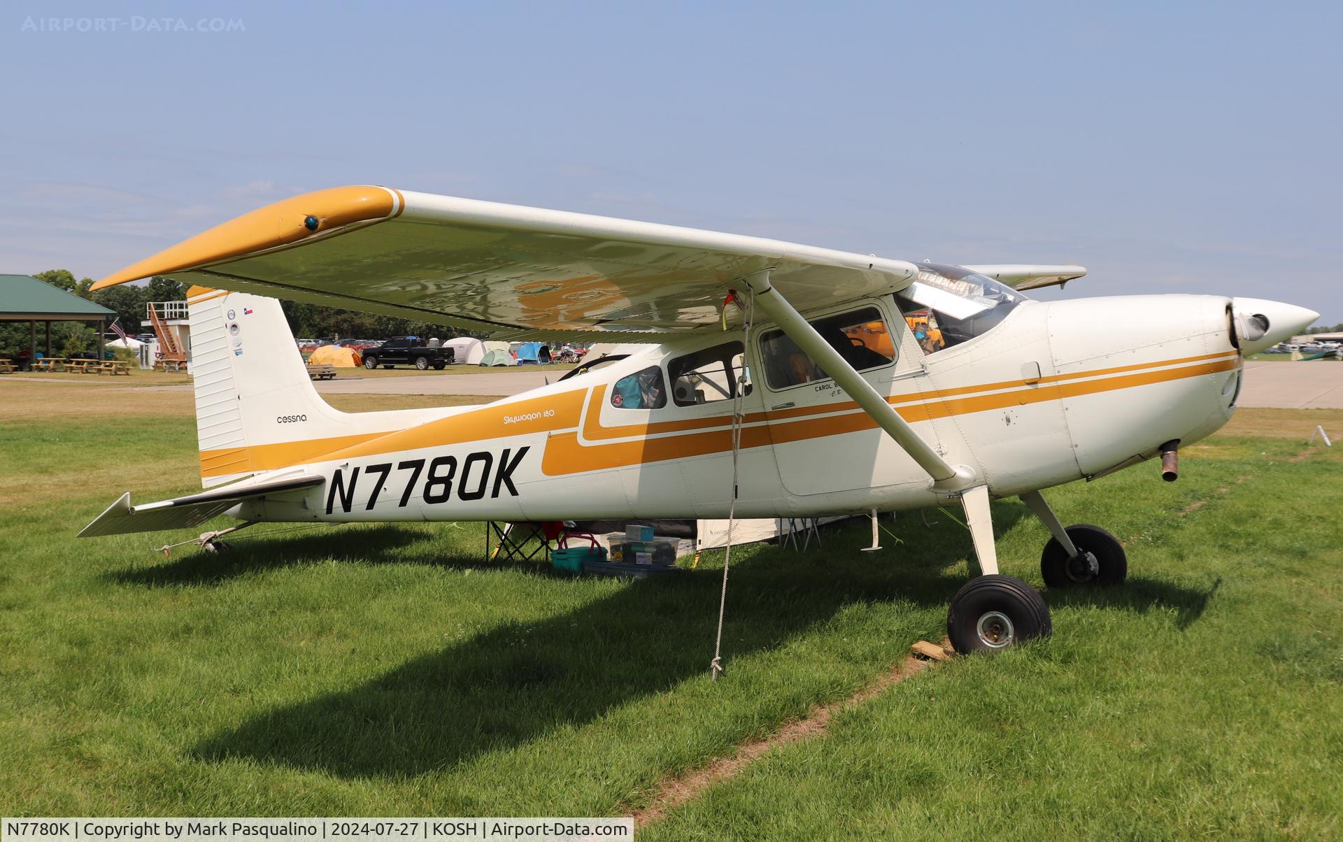 N7780K, 1976 Cessna 180J C/N 18052729, Cessna 180J