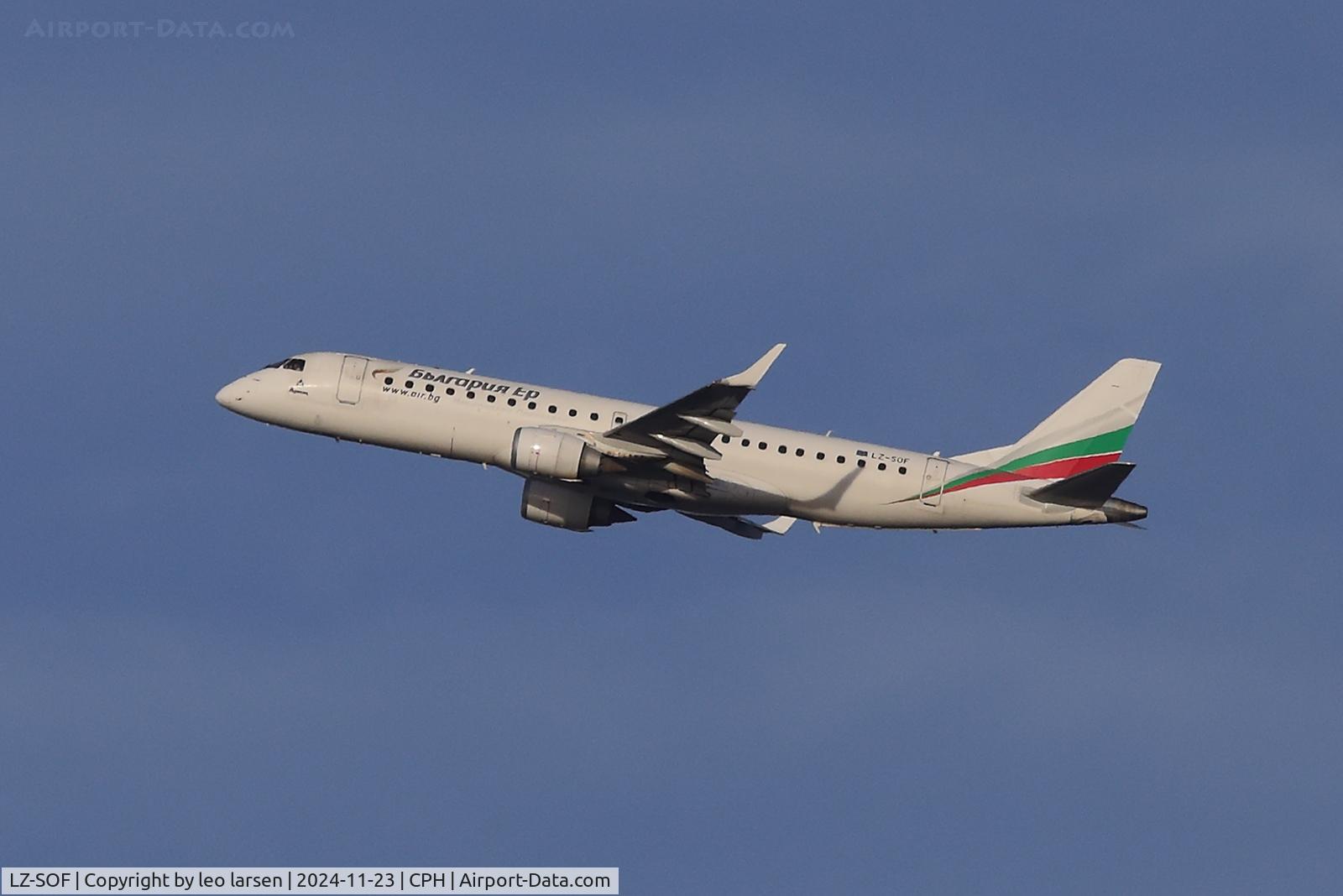 LZ-SOF, 2012 Embraer 190AR (ERJ-190-100IGW) C/N 19000492, Copenhagen 23.11.2024