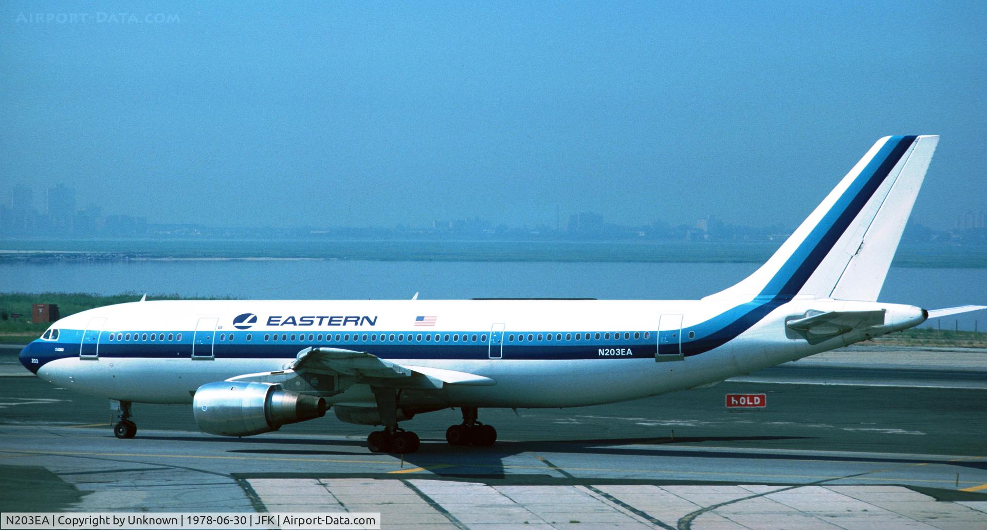 N203EA, 1978 Airbus A300B4-103 C/N 043, JFK 7.1978