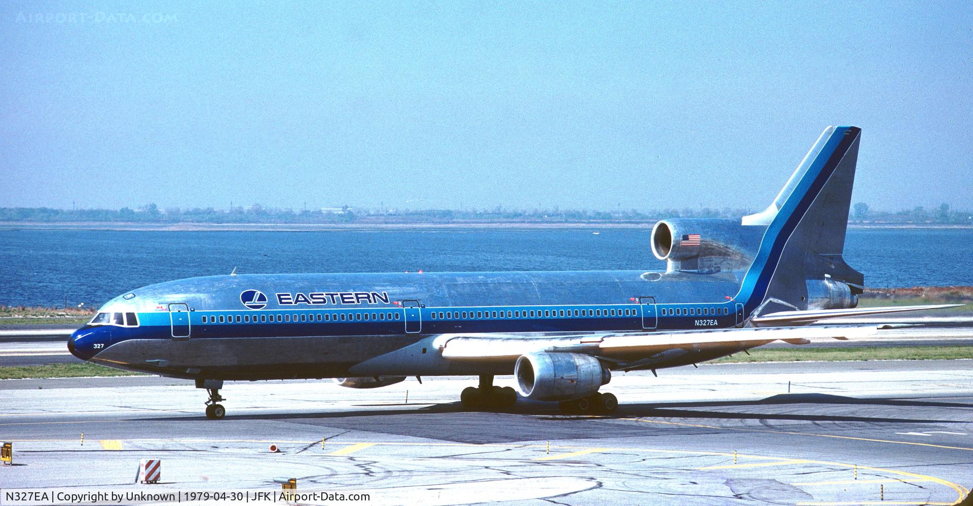 N327EA, 1973 Lockheed L-1011-385-1 TriStar 1 C/N 193A-1055, JFK 5.1979