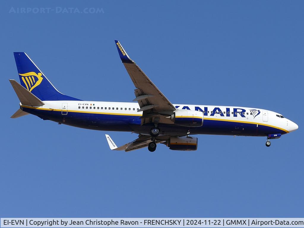 EI-EVN, 2012 Boeing 737-8AS C/N 40294, London (STN)	Marrakesh (RAK)	RK3556