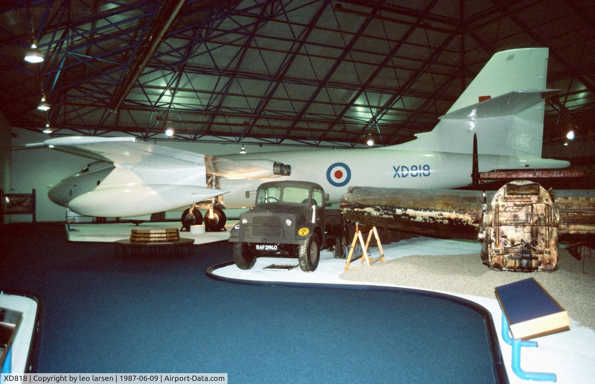 XD818, 1956 Vickers Valiant BK.1 C/N Not Found XD875, RAF Museum Hendon 9.6.1987