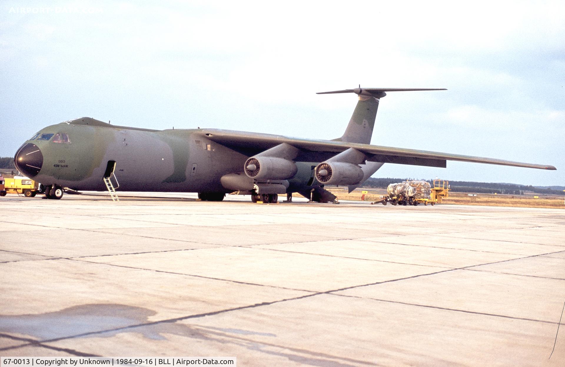 67-0013, Lockheed C-141B Starlifter C/N 300-6264, Billund 16.9.1984