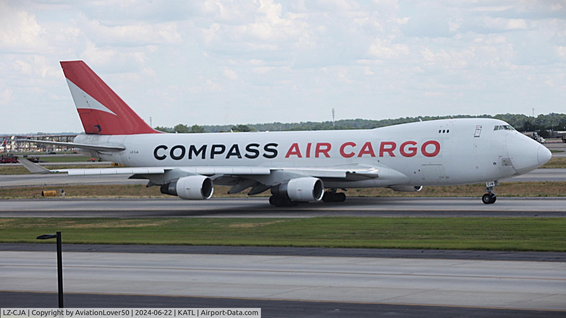 LZ-CJA, 2001 Boeing 747-412F/SCD C/N 26559, Compass Air Cargo 744F