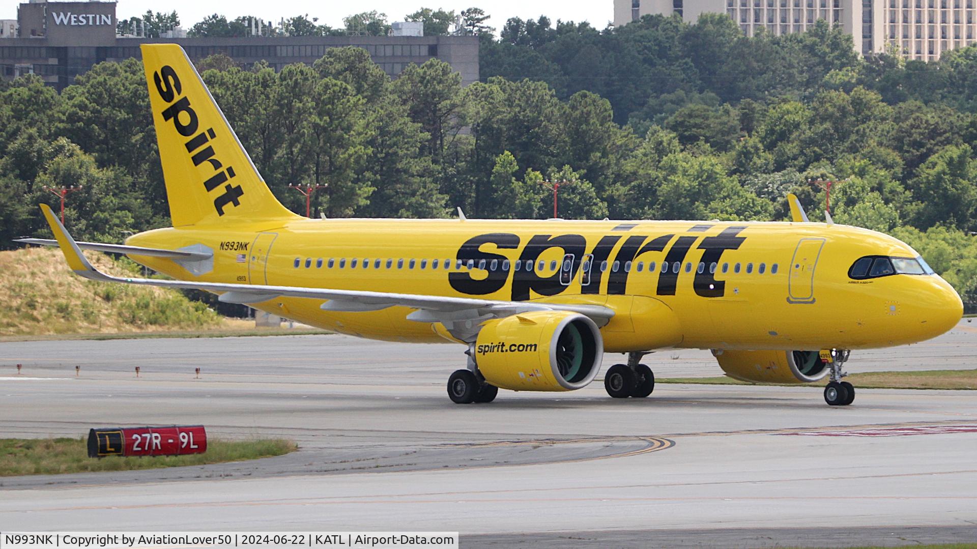 N993NK, 2024 Airbus A320-271N C/N 11902, Spirit A20N
