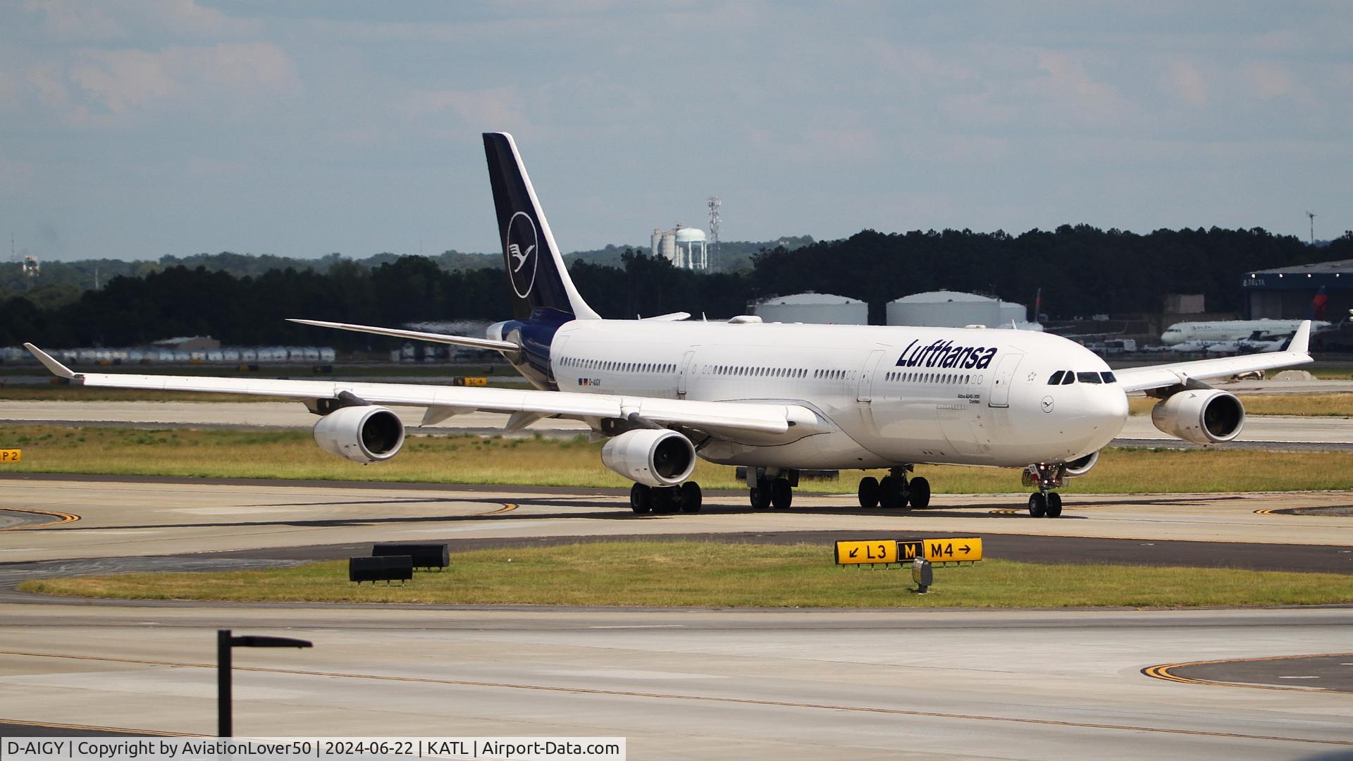 D-AIGY, 2000 Airbus A340-313 C/N 335, Lufthansa A343