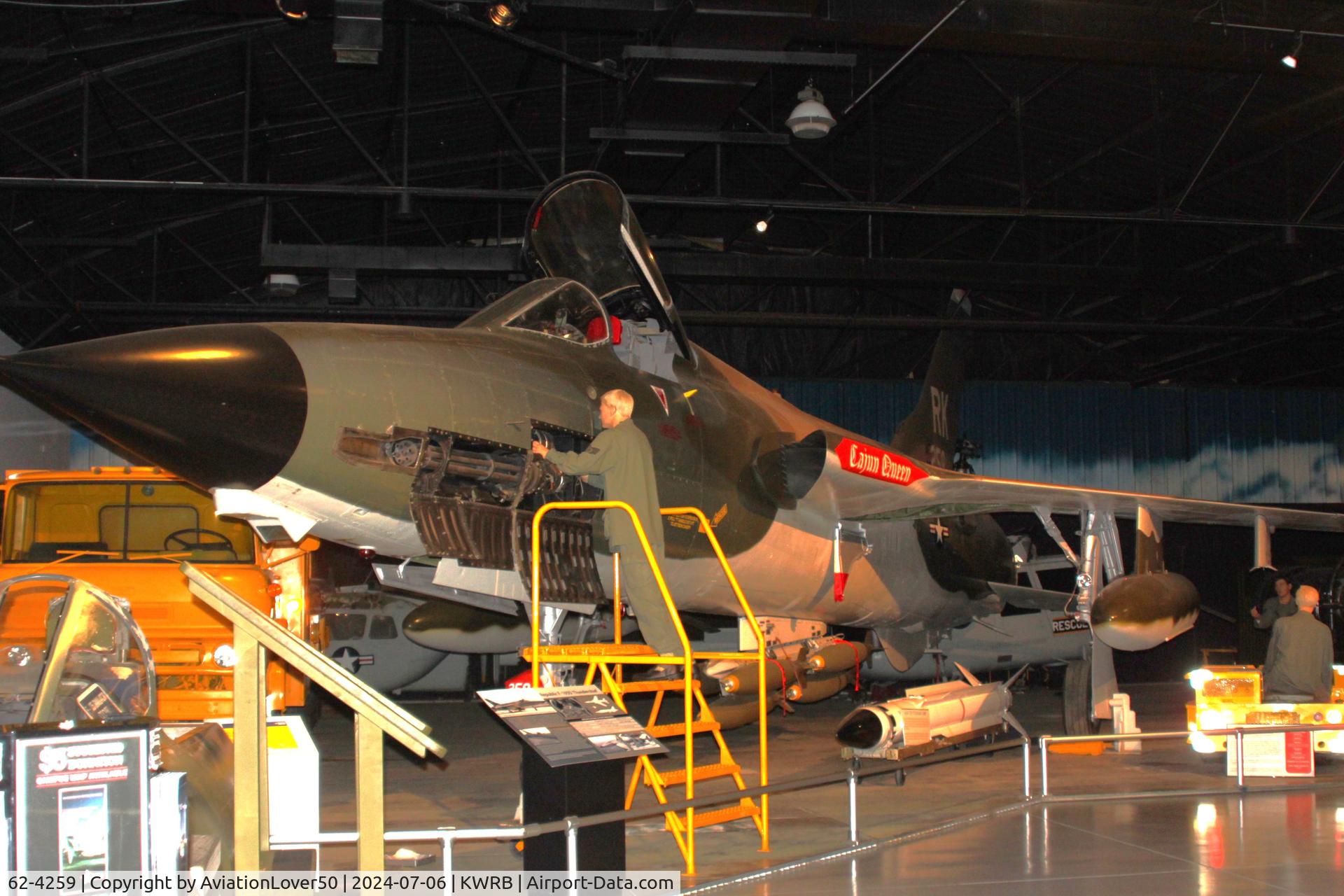 62-4259, 1962 Republic F-105D Thunderchief C/N D458, F-105D 