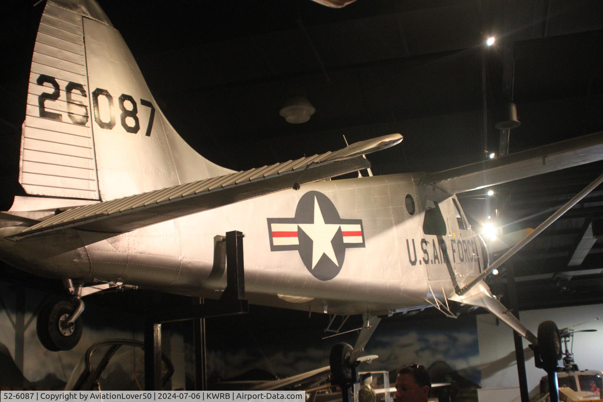 52-6087, 1952 De Havilland Canada U-6A Beaver (DHC-2) C/N 454/1249, U-6A