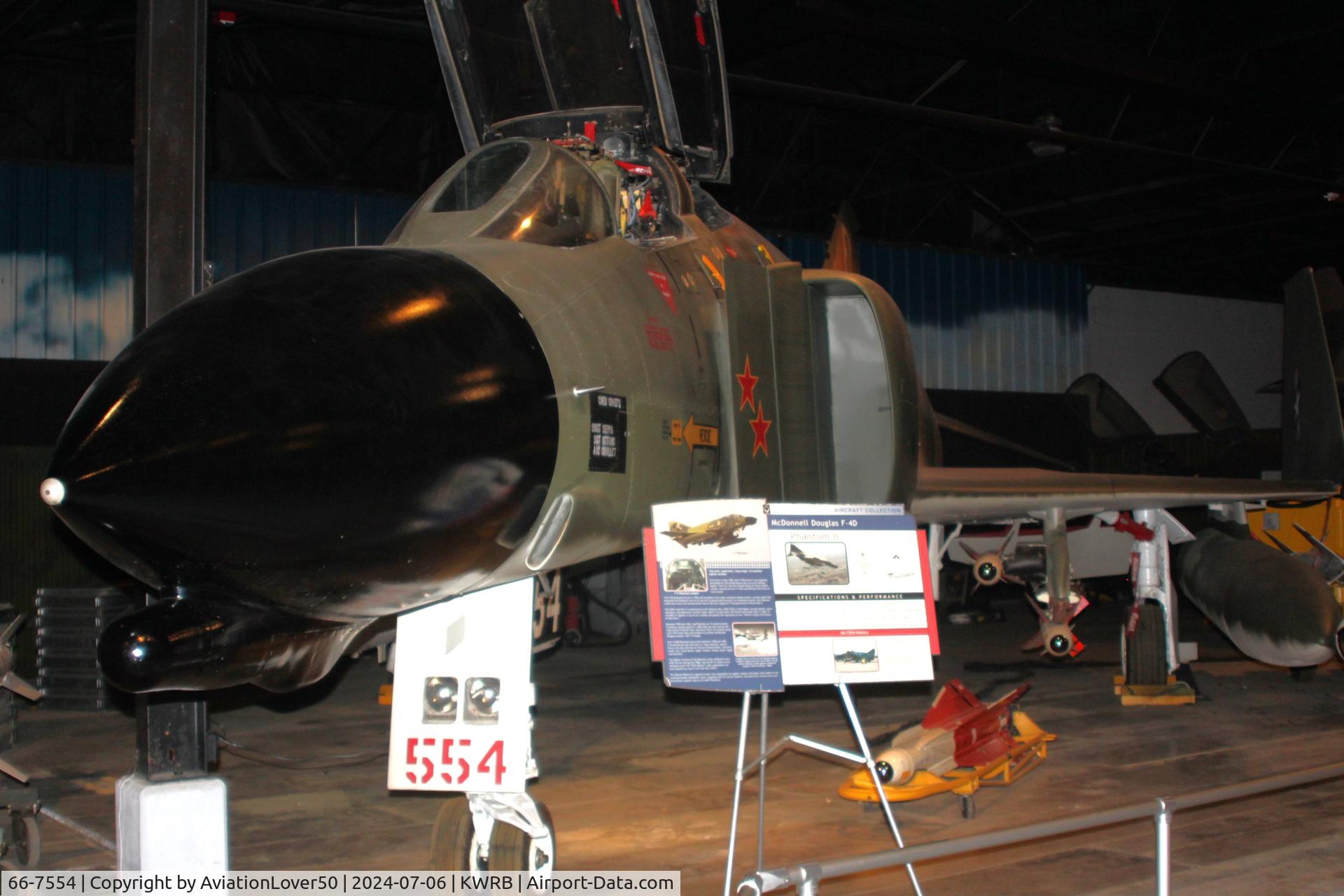66-7554, 1966 McDonnell F-4D-30-MC Phantom II C/N 2091, F-4D