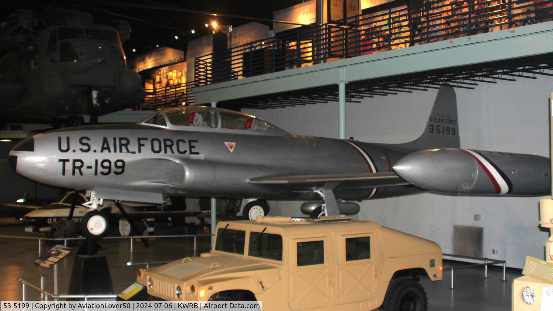53-5199, 1953 Lockheed T-33A Shooting Star C/N 580-8538, T-33A