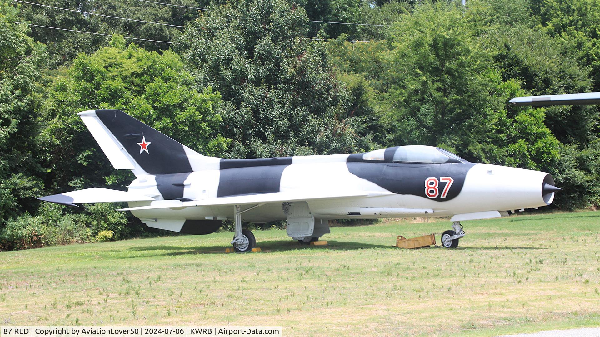 87 RED, Mikoyan-Gurevich MiG-21F-13 C/N NOT FOUND, MiG-21F-13