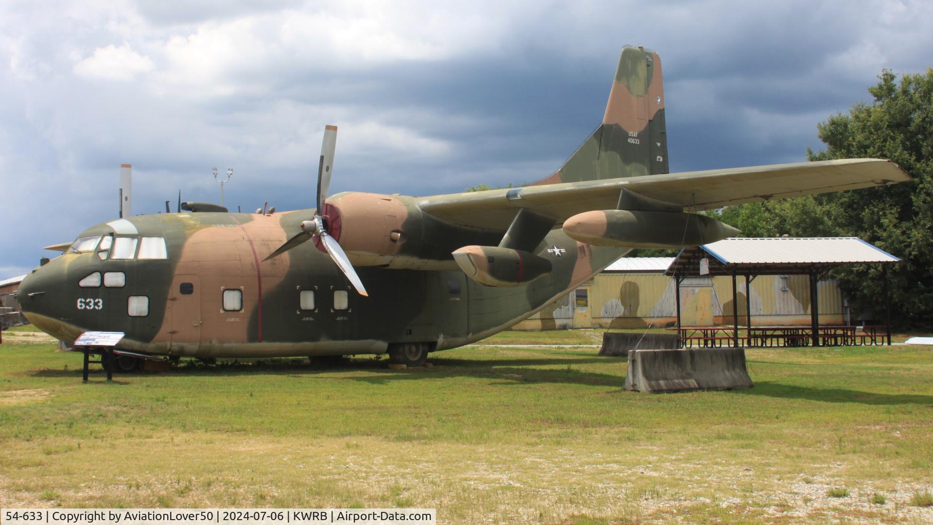 54-633, 1954 Fairchild UC-123K Provider C/N 20082, UC-123K