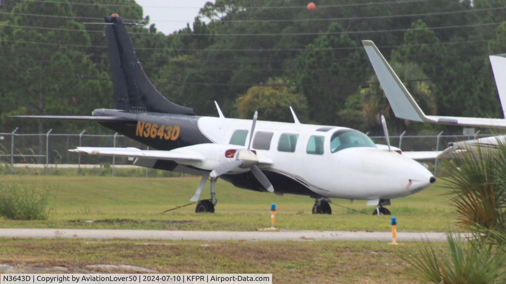 N3643D, 1981 Piper Aerostar 600 C/N 6008358161238, Aerostar 600