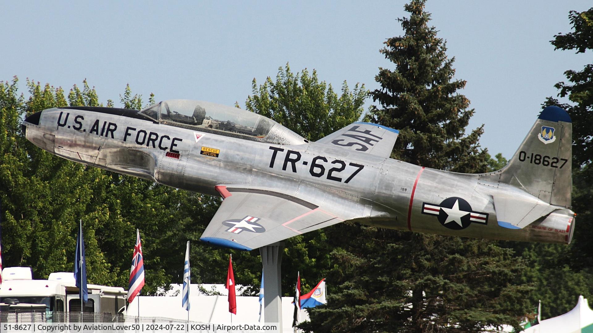 51-8627, 1951 Lockheed T-33A Shooting Star C/N 580-6411, T-33A