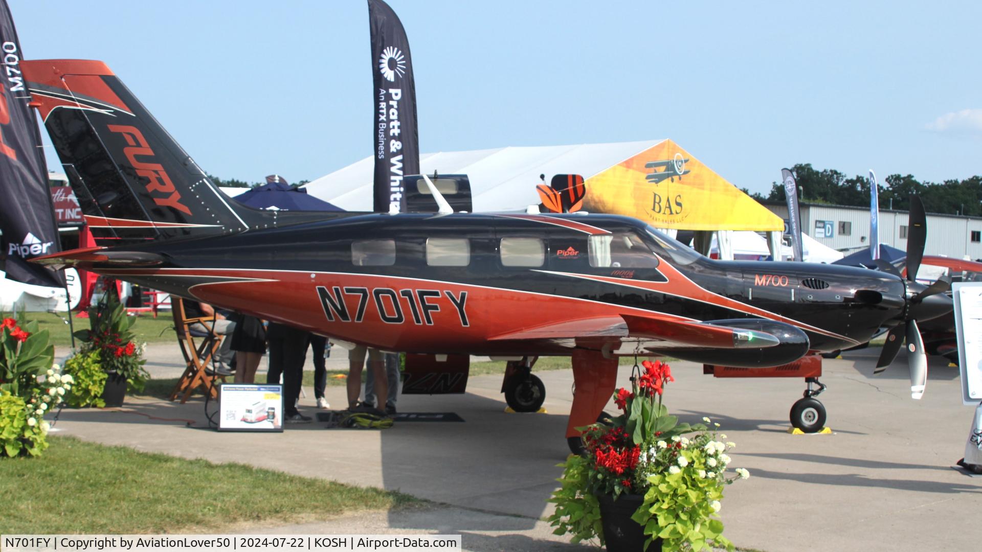 N701FY, 2024 Piper PA-46-701TP M700 Fury C/N 46020003, M700 Fury