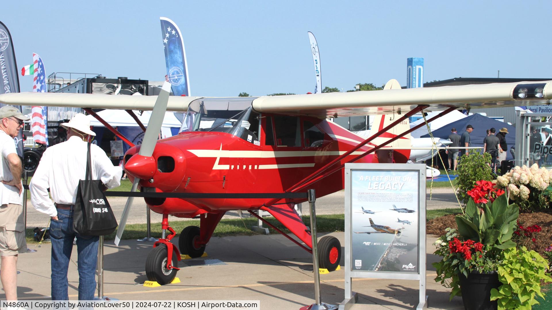 N4860A, 1956 Piper PA-22-150 C/N 22-4019, PA-22-150