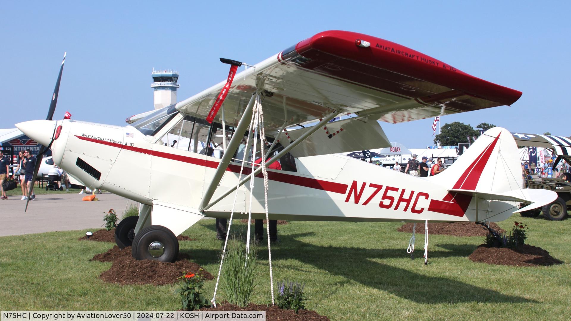 N75HC, 2024 Aviat A-1C-180 Husky C/N 3433, A-1C-180 Husky
