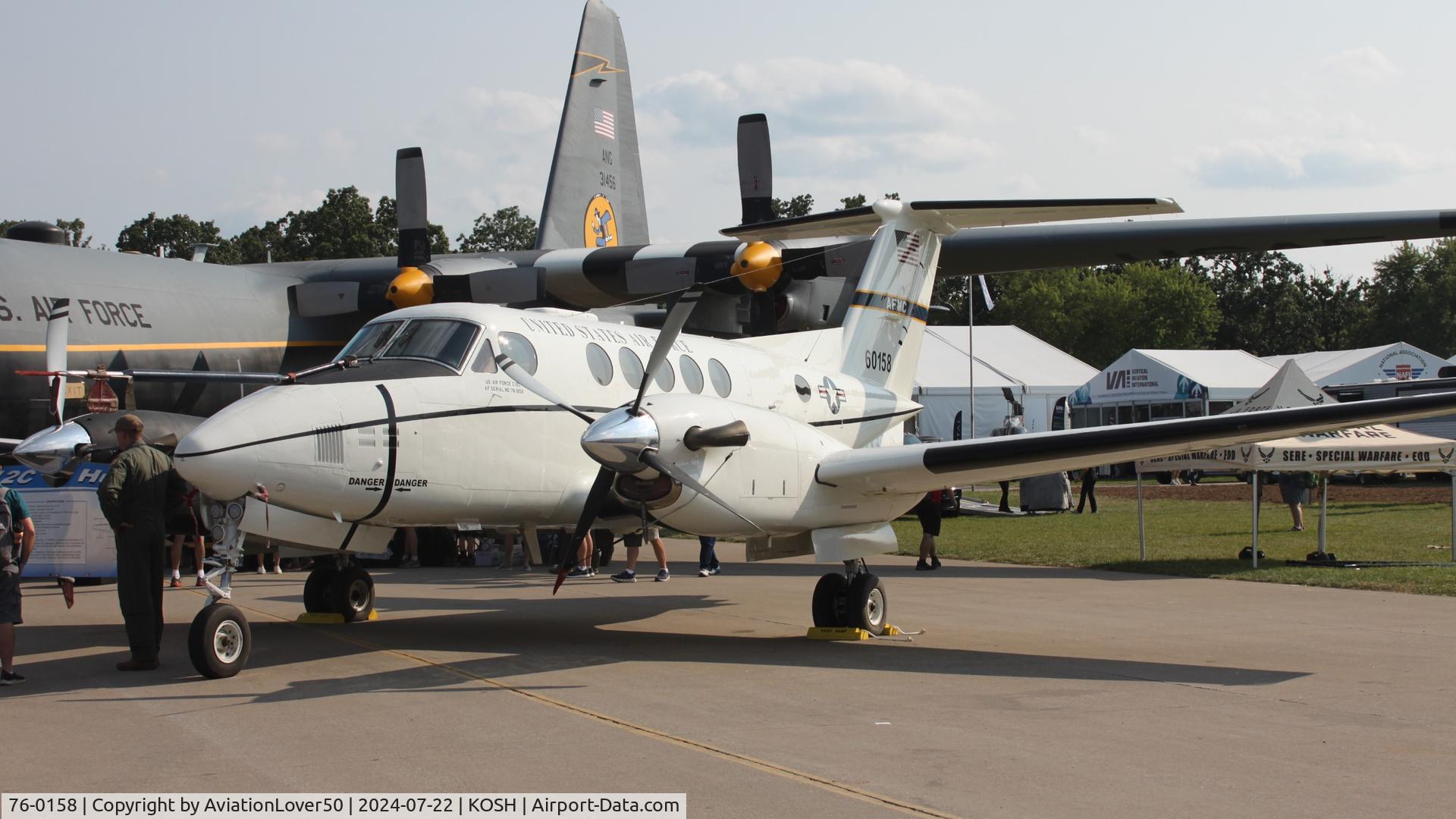 76-0158, 1976 Beechcraft C-12C Huron C/N BD-15, C-12C
