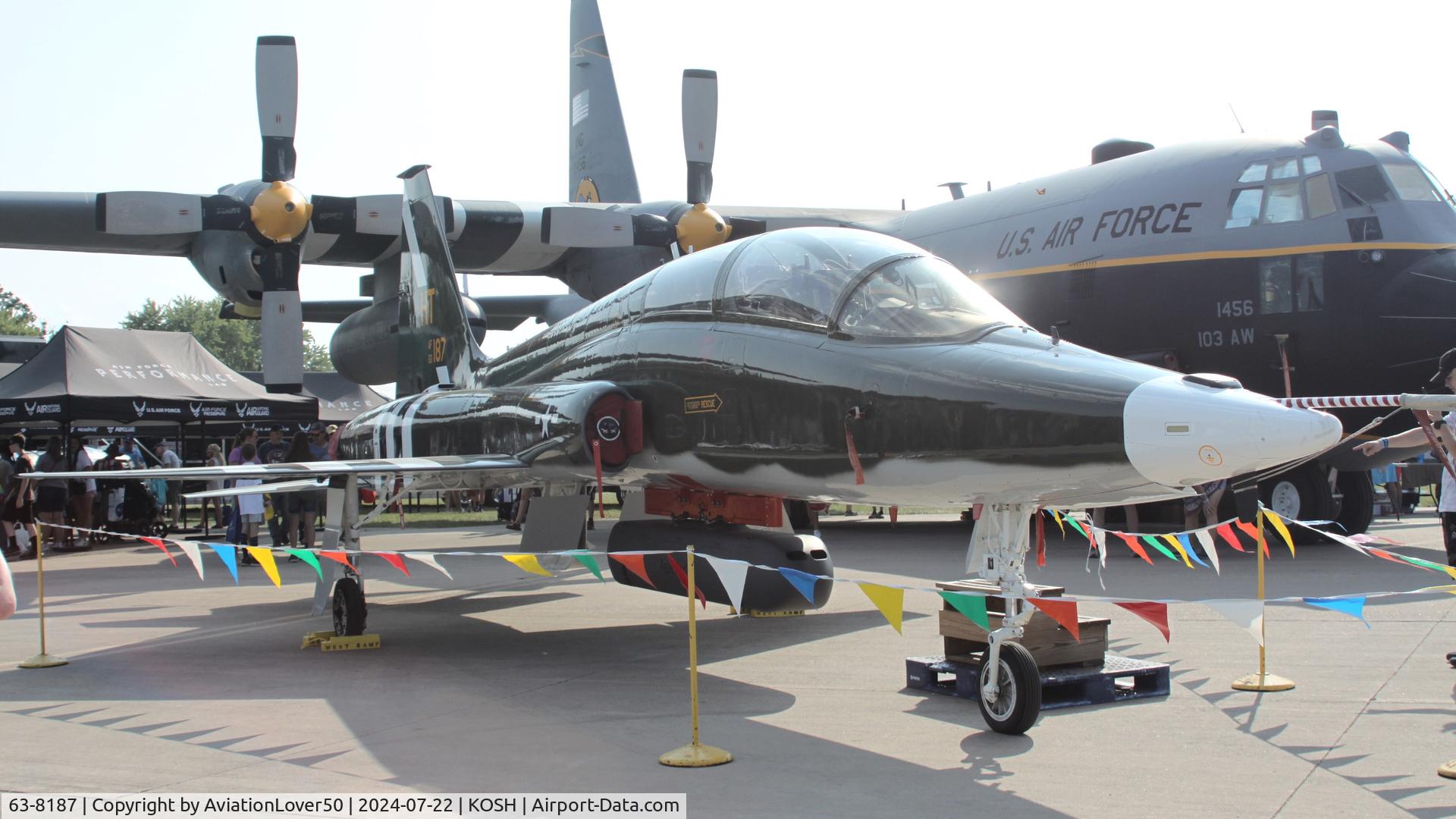 63-8187, 1963 Northrop AT-38B Talon C/N N.5534, WWII Heritage T-38C