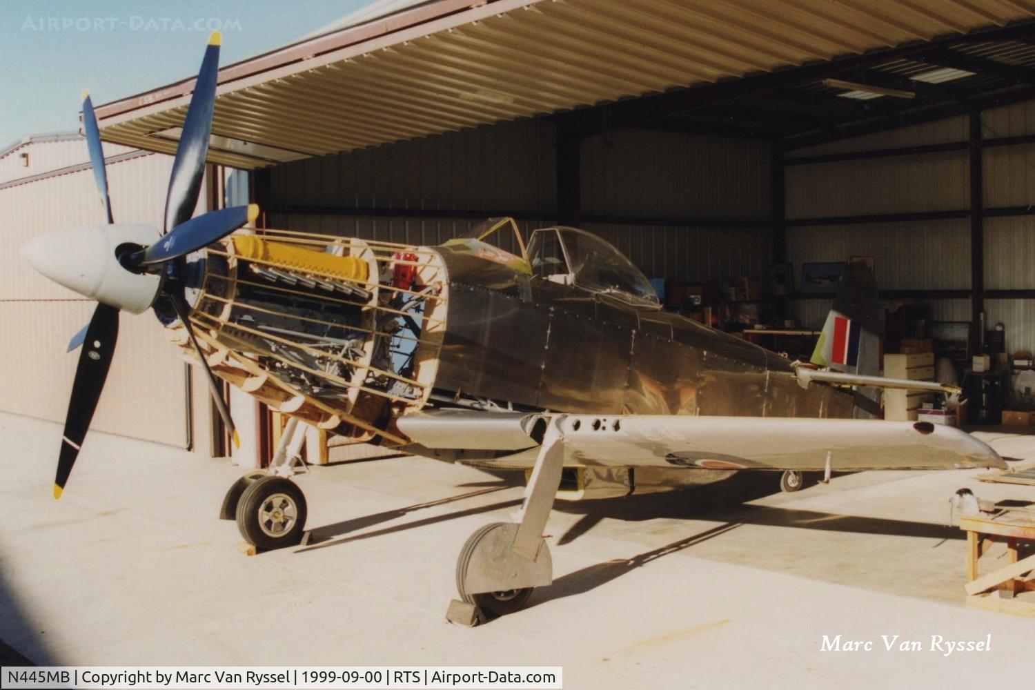 N445MB, Marlin John L MB-5 C/N R2496, MB-5 replica at Reno Stead in September 1999.