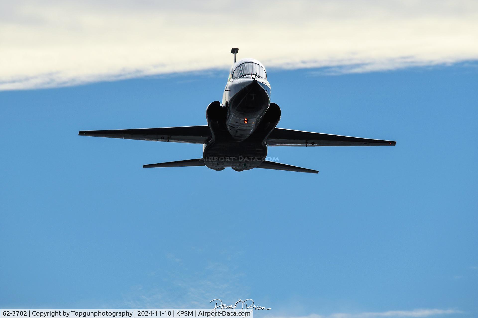 62-3702, 1963 Northop T-38A Talon C/N N5407, RAPTOR01 heading out for a low level route in Northern NH