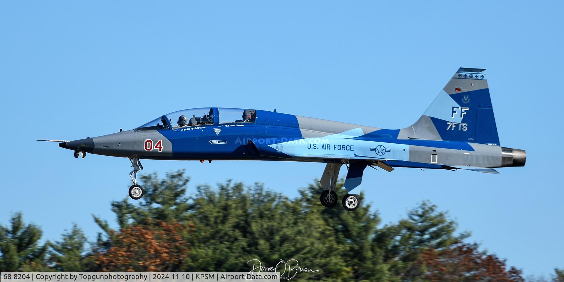 68-8204, 1968 Northrop T-38A Talon C/N T.6207, SWAMP01 landing RW34