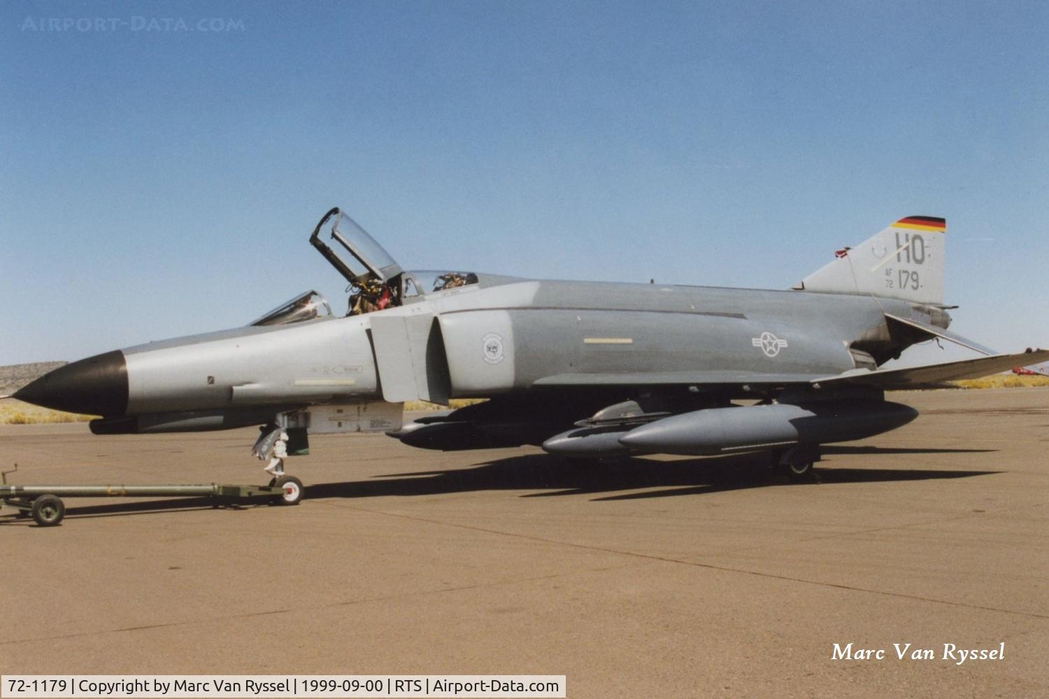 72-1179, 1972 McDonnell Douglas F-4F Phantom II C/N 4516, 72-1179 of 20 FS / 49 FW at Reno Stead in September 1999.
