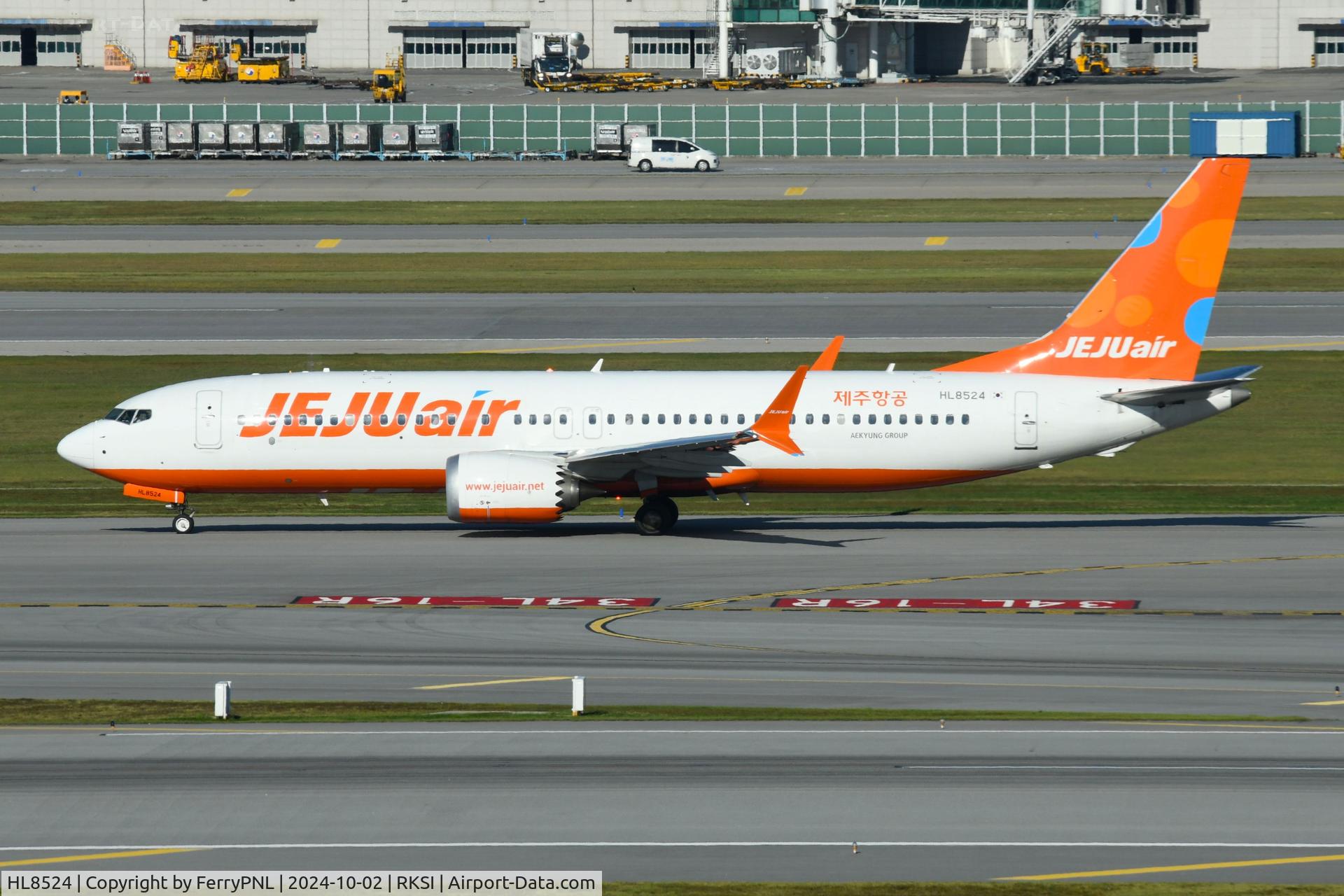 HL8524, 2023 Boeing 737-8 MAX C/N 66539, Arrival of Jeju Air B738Max